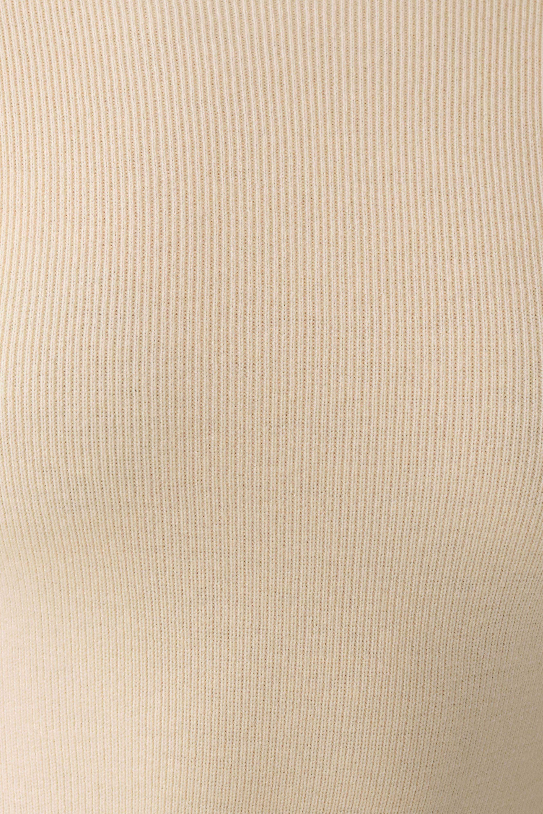 Rowan Long Sleeve Knit Maxi Dress - Cream