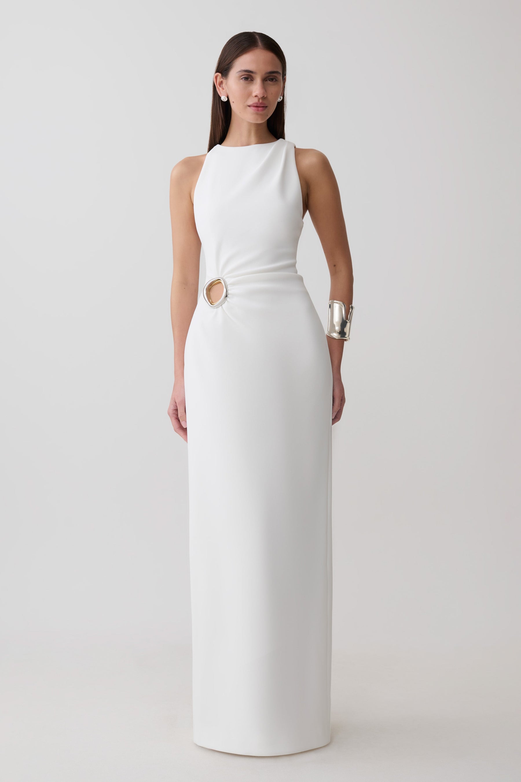 Maylin Hardware Maxi Dress - Ivory