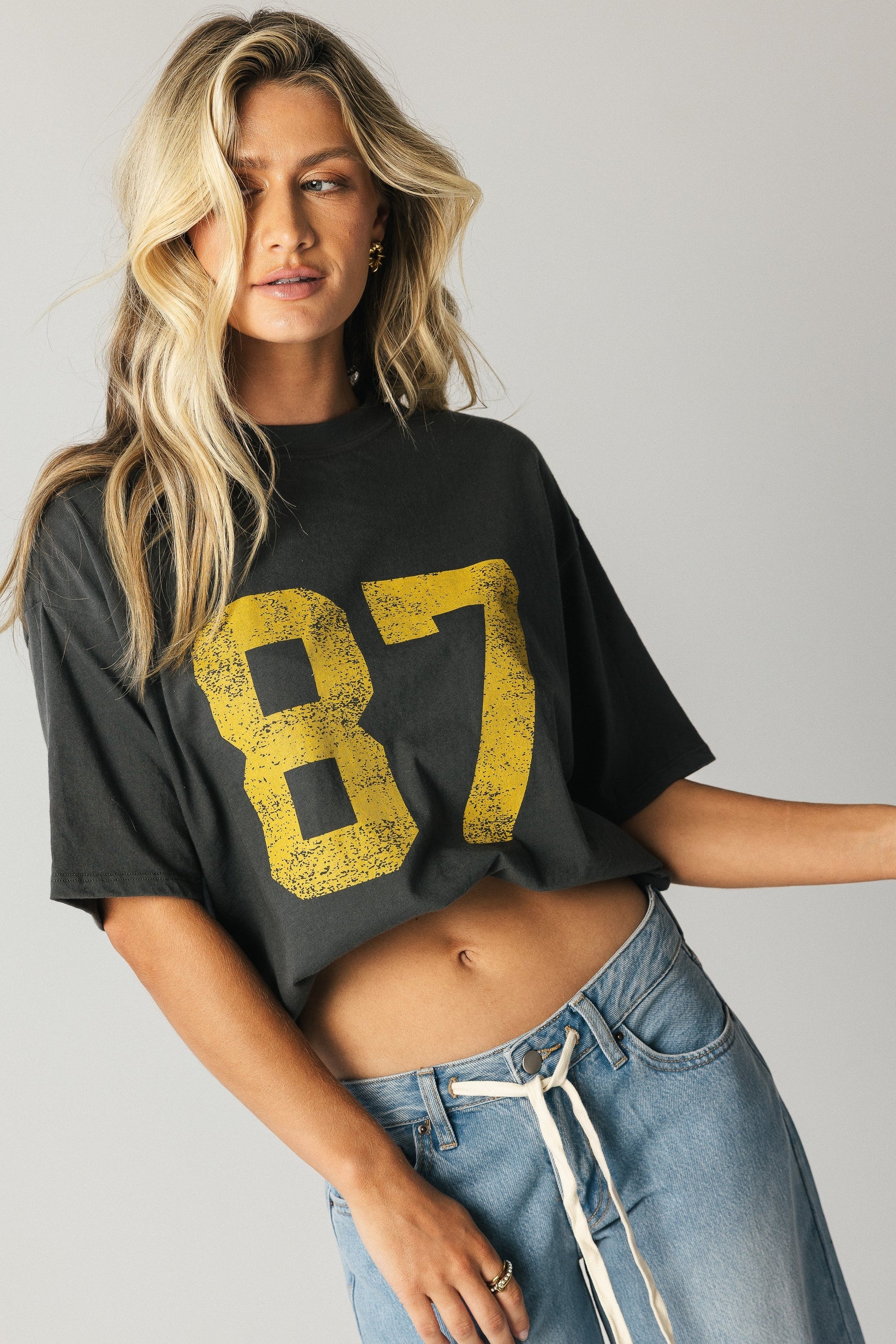 Jersey Oversized Graphic Tee
