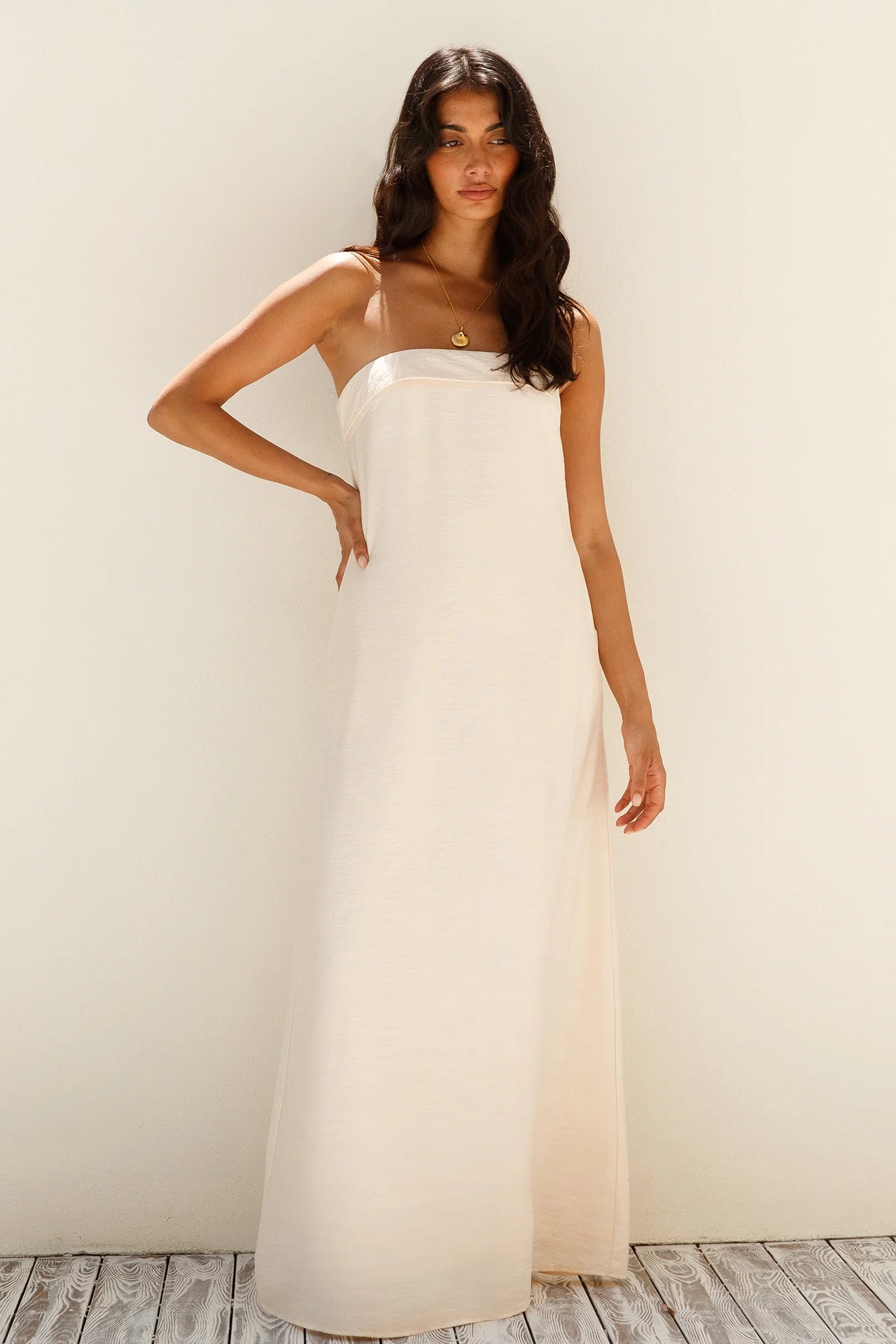 Saphira Maxi Dress Stone