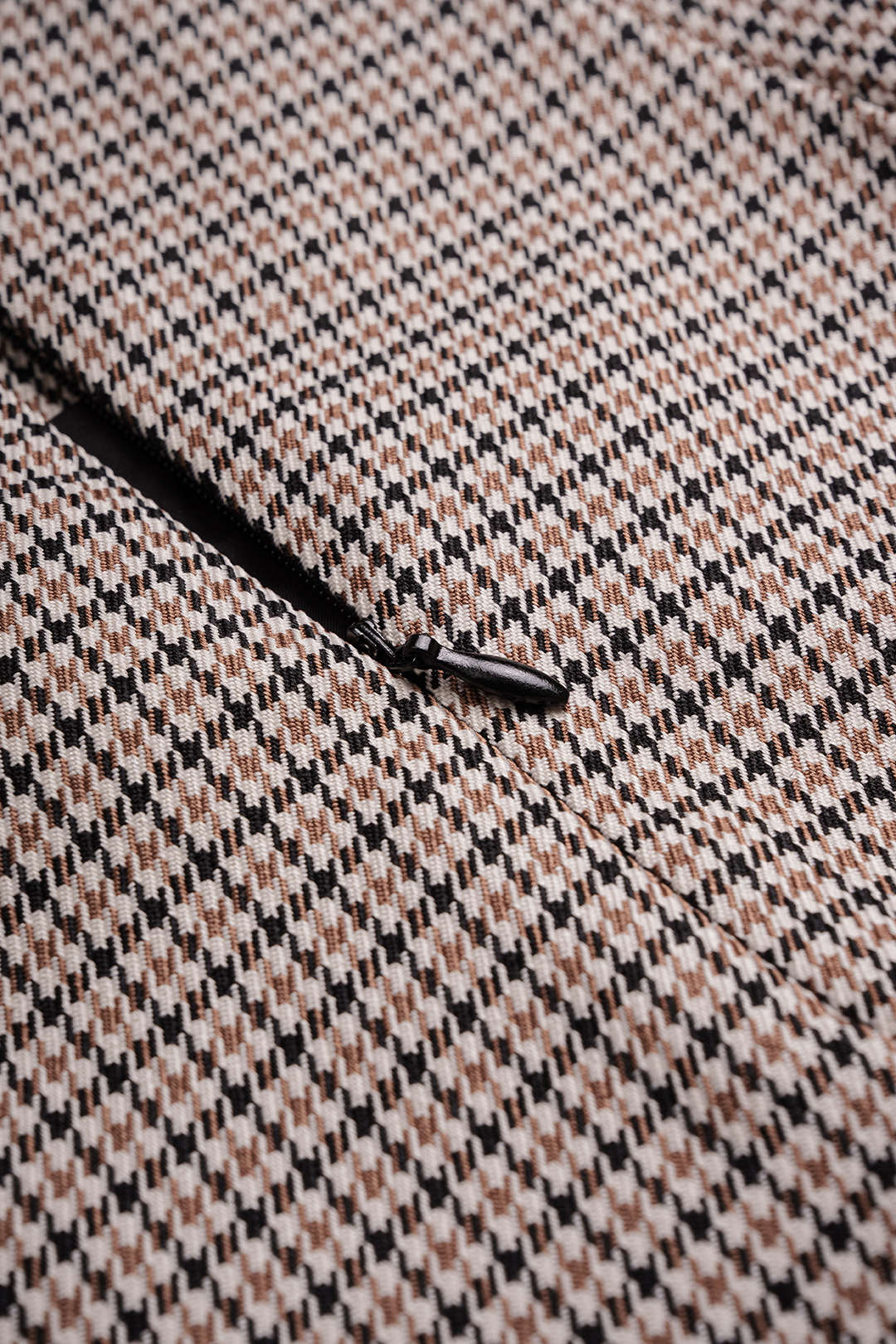 Plaid Print Asymmetrical Pleated Mini Skirt