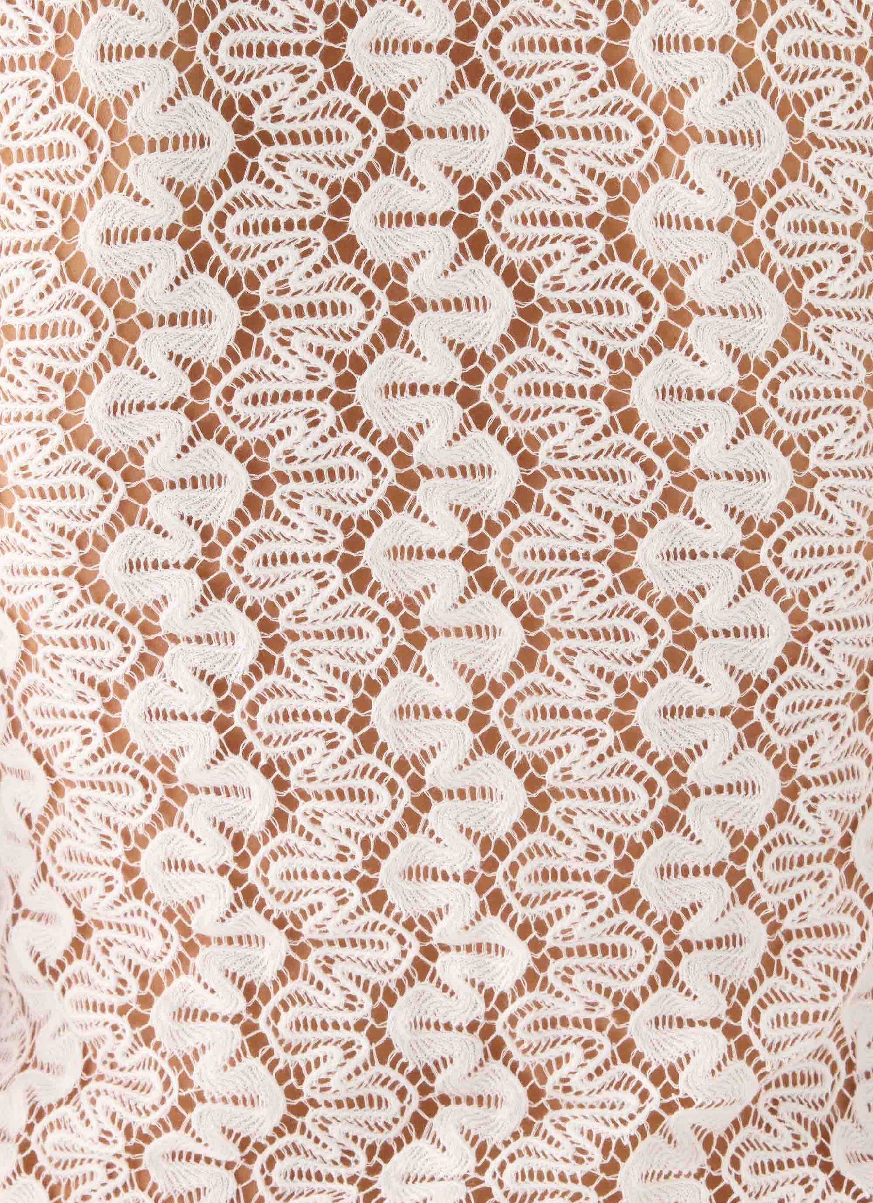 Selina Long Sleeve Top - Ivory