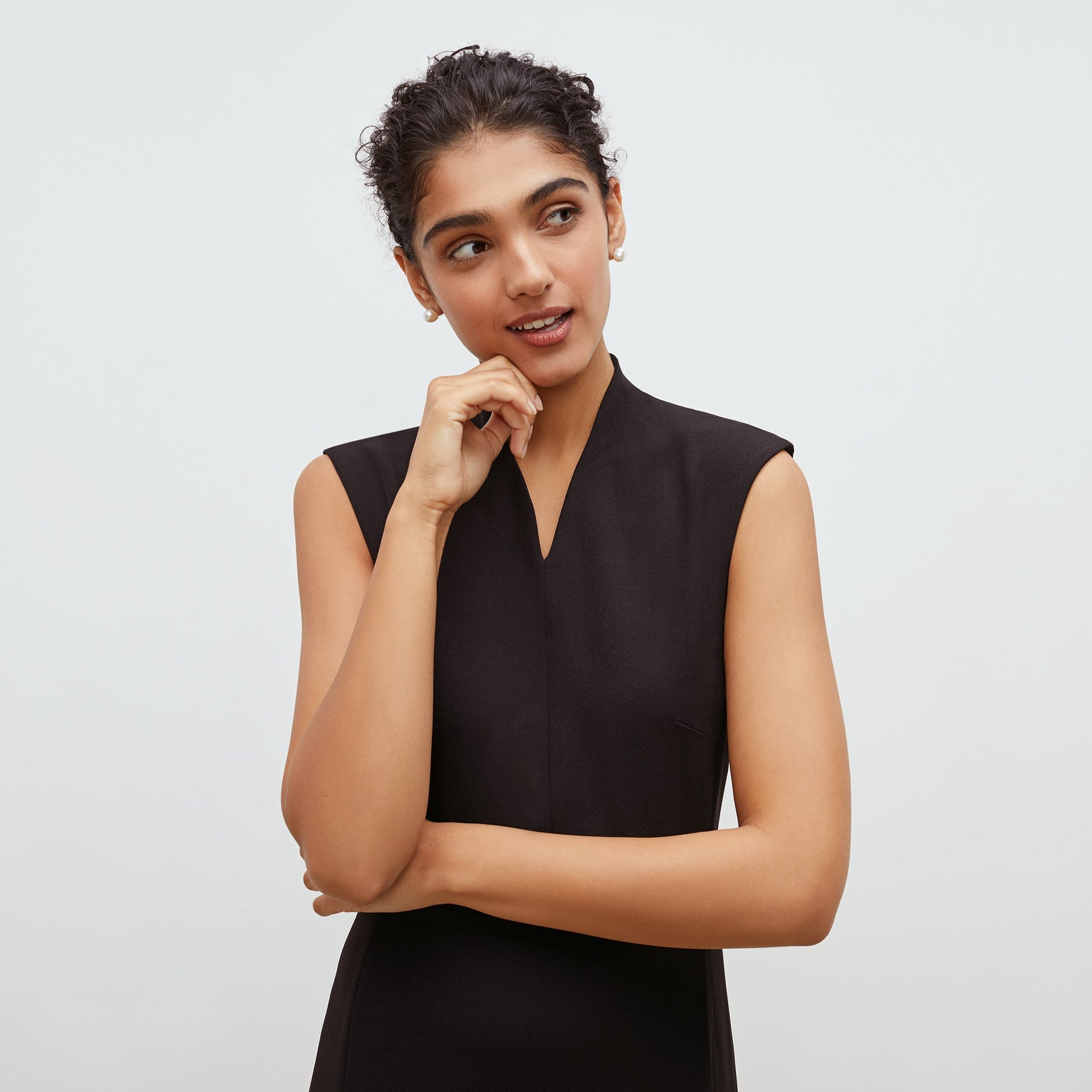 Aditi Dress - Recycled WonderTex :: Black