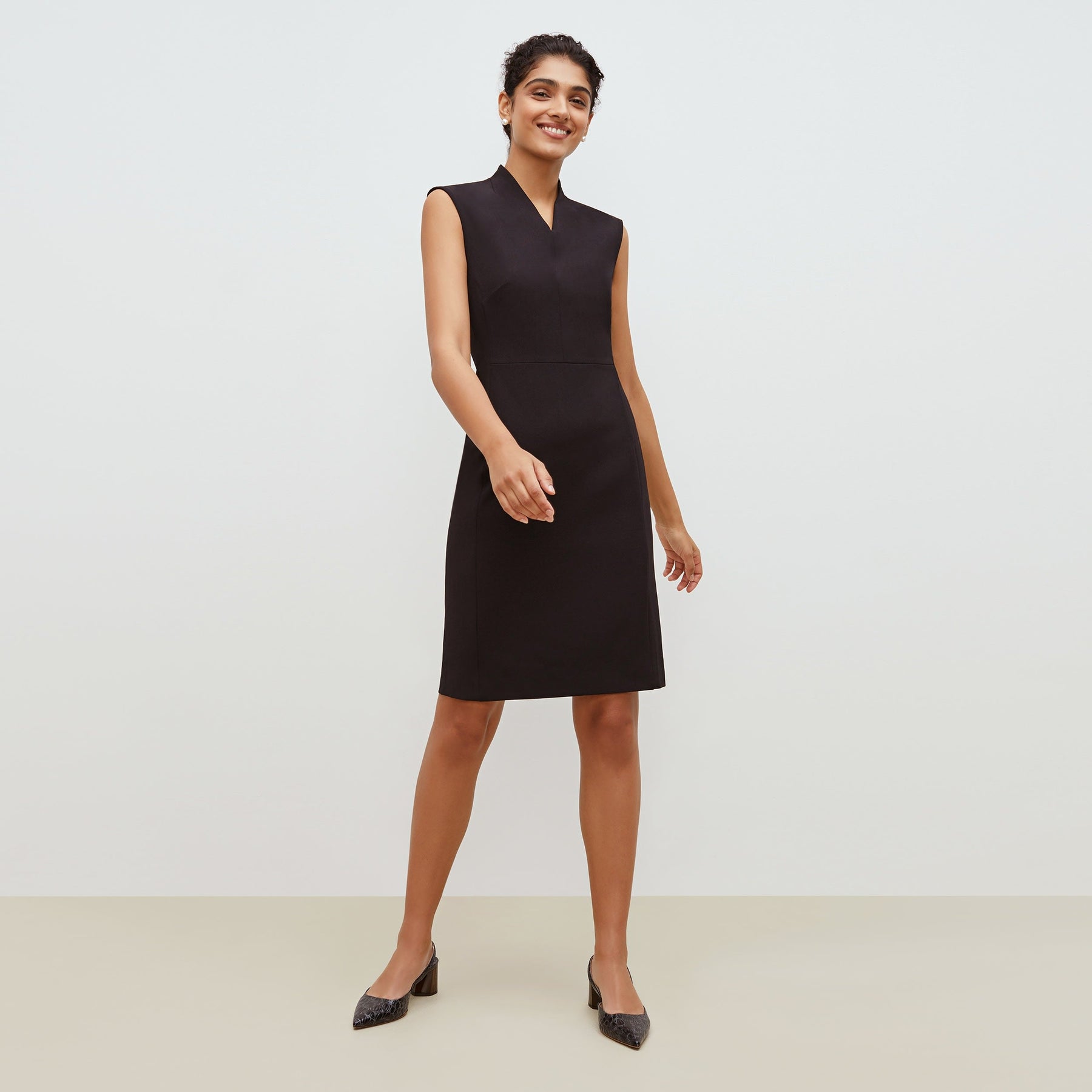 Aditi Dress - Recycled WonderTex :: Black