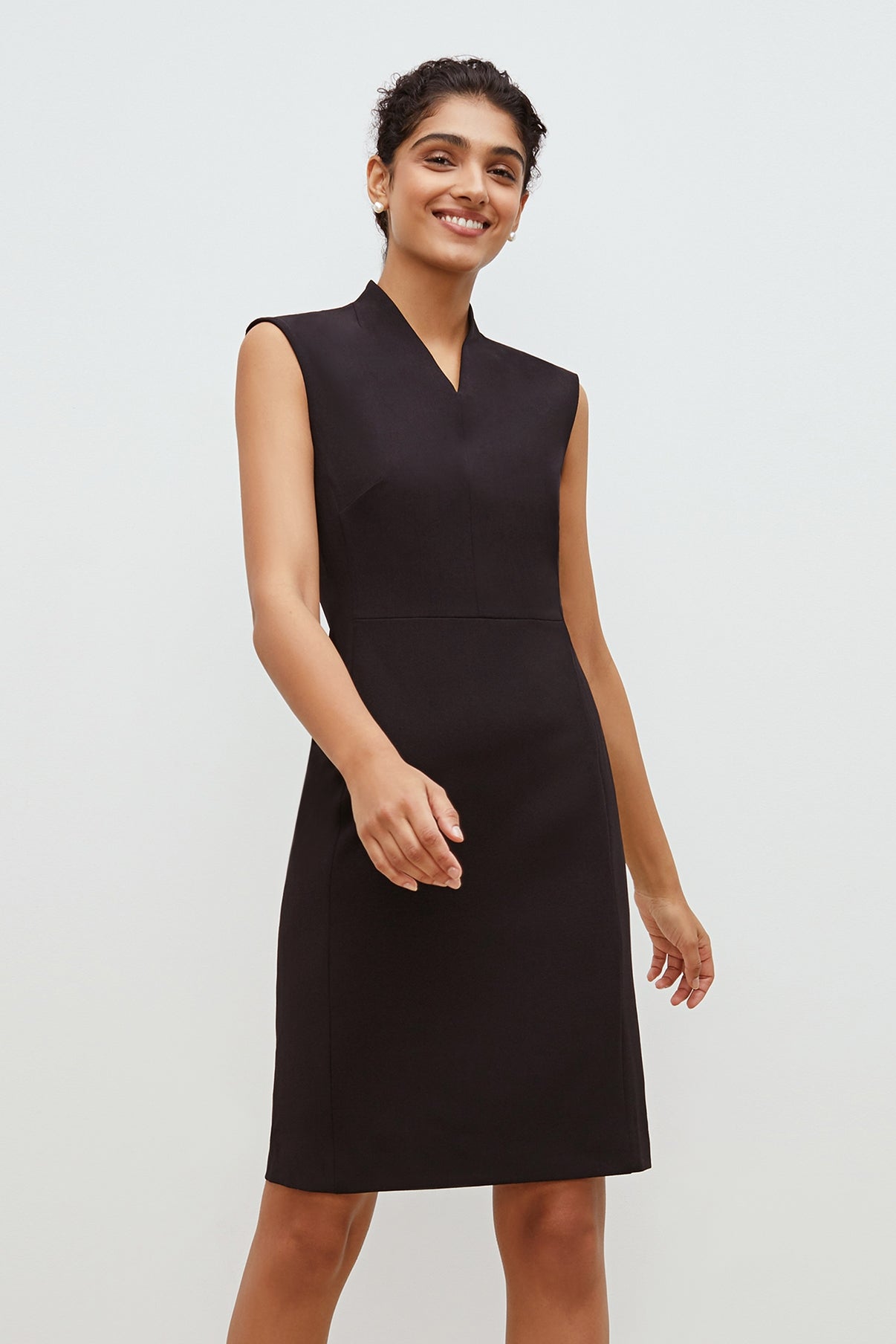 Aditi Dress - Recycled WonderTex :: Black