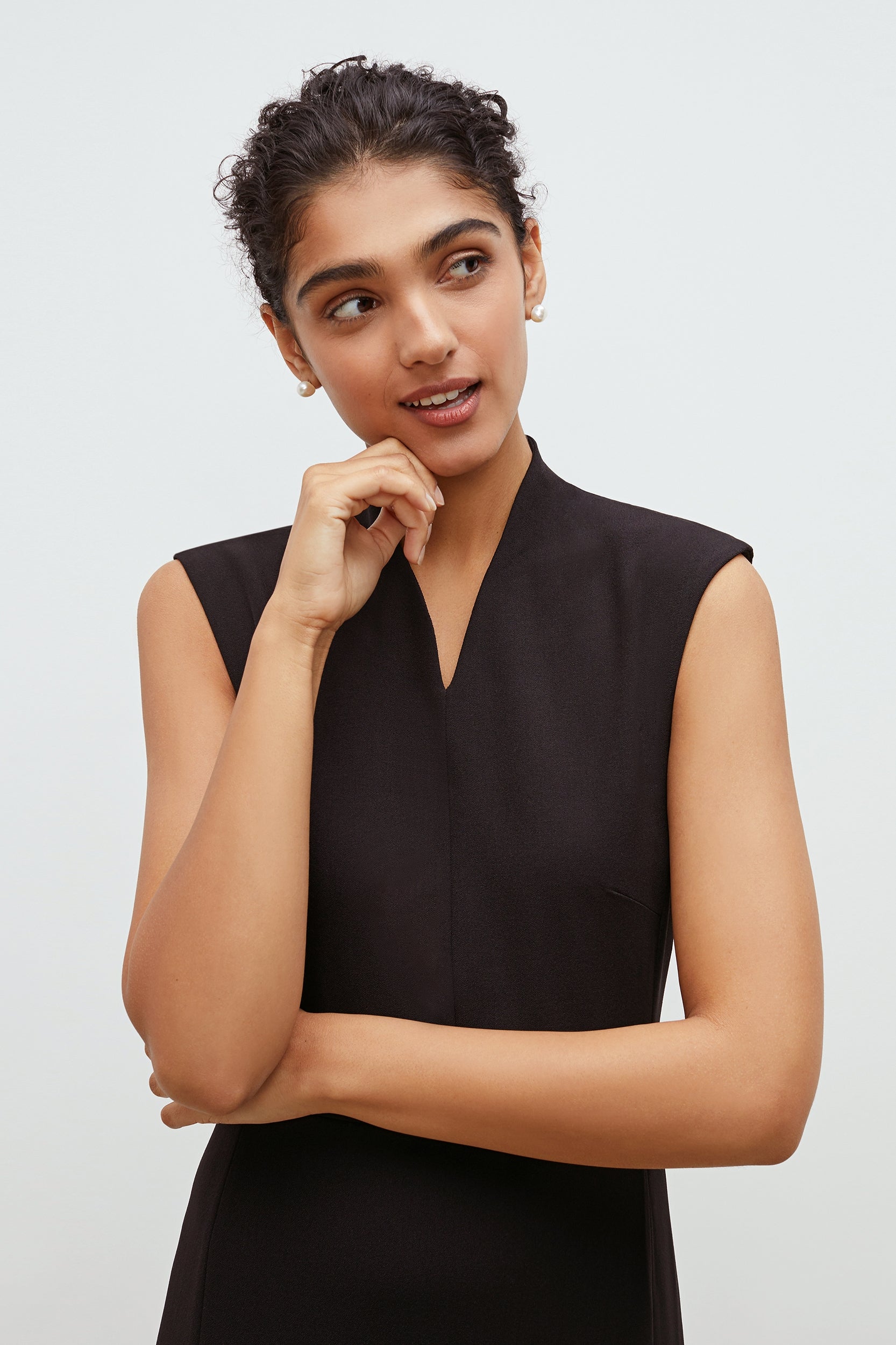 Aditi Dress - Recycled WonderTex :: Black