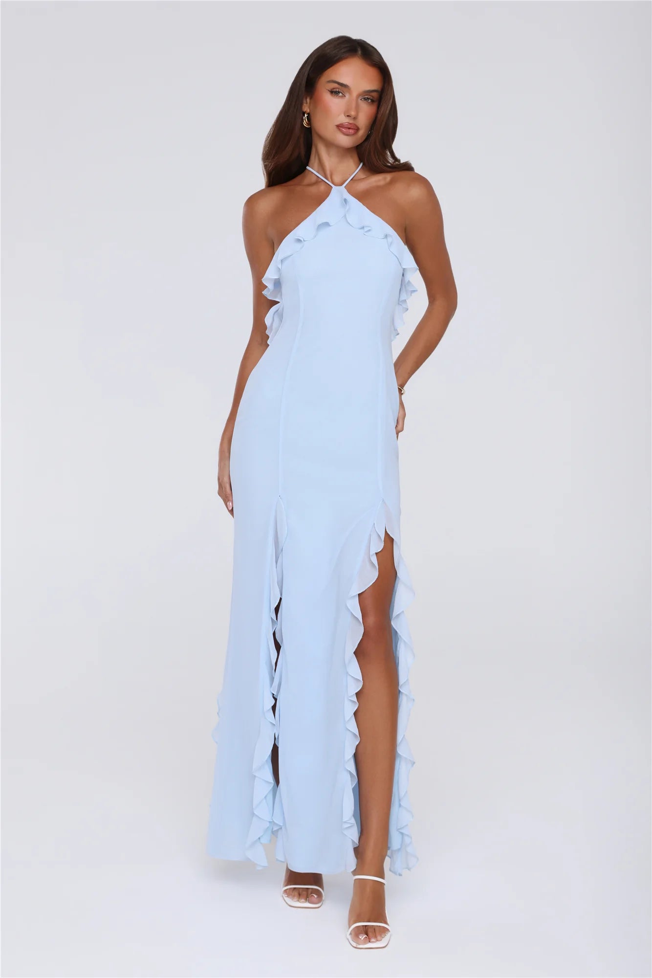 Showstopper Nights Maxi Dress Blue