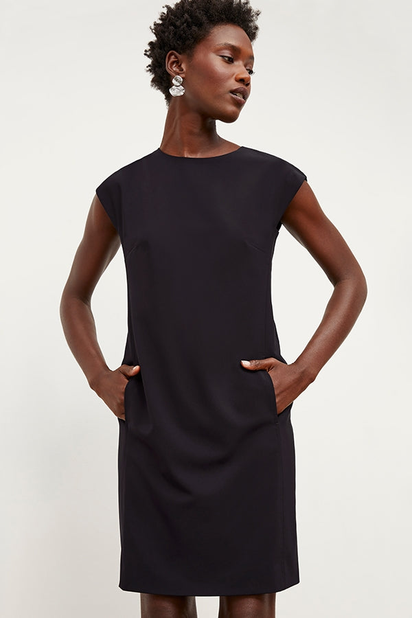 Maaza Travel Dress - OrigamiTech :: Black