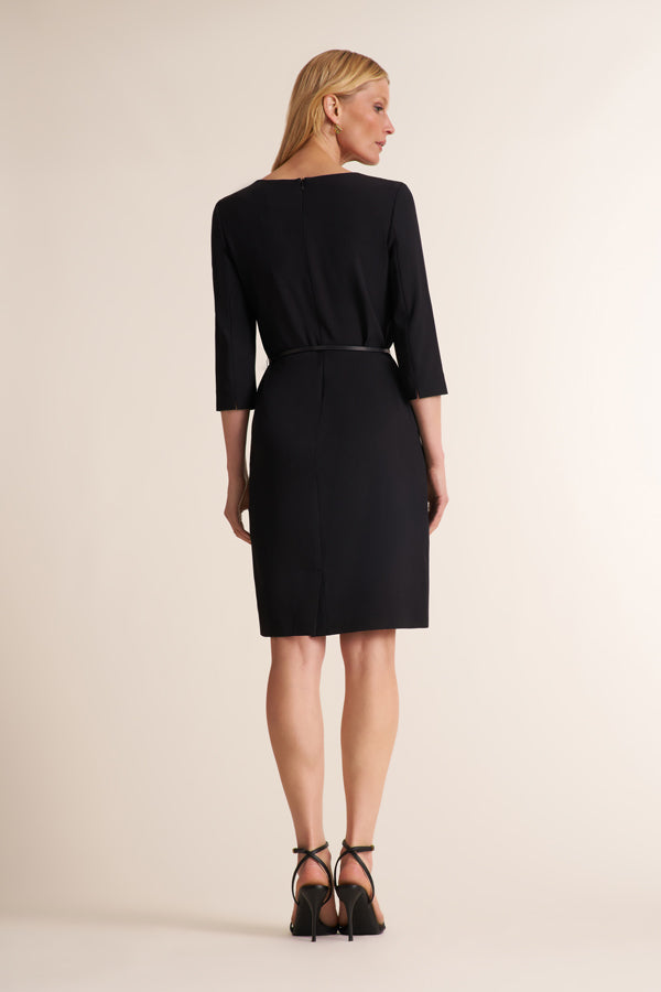 Etsuko Dress - Recycled WonderTex :: Black