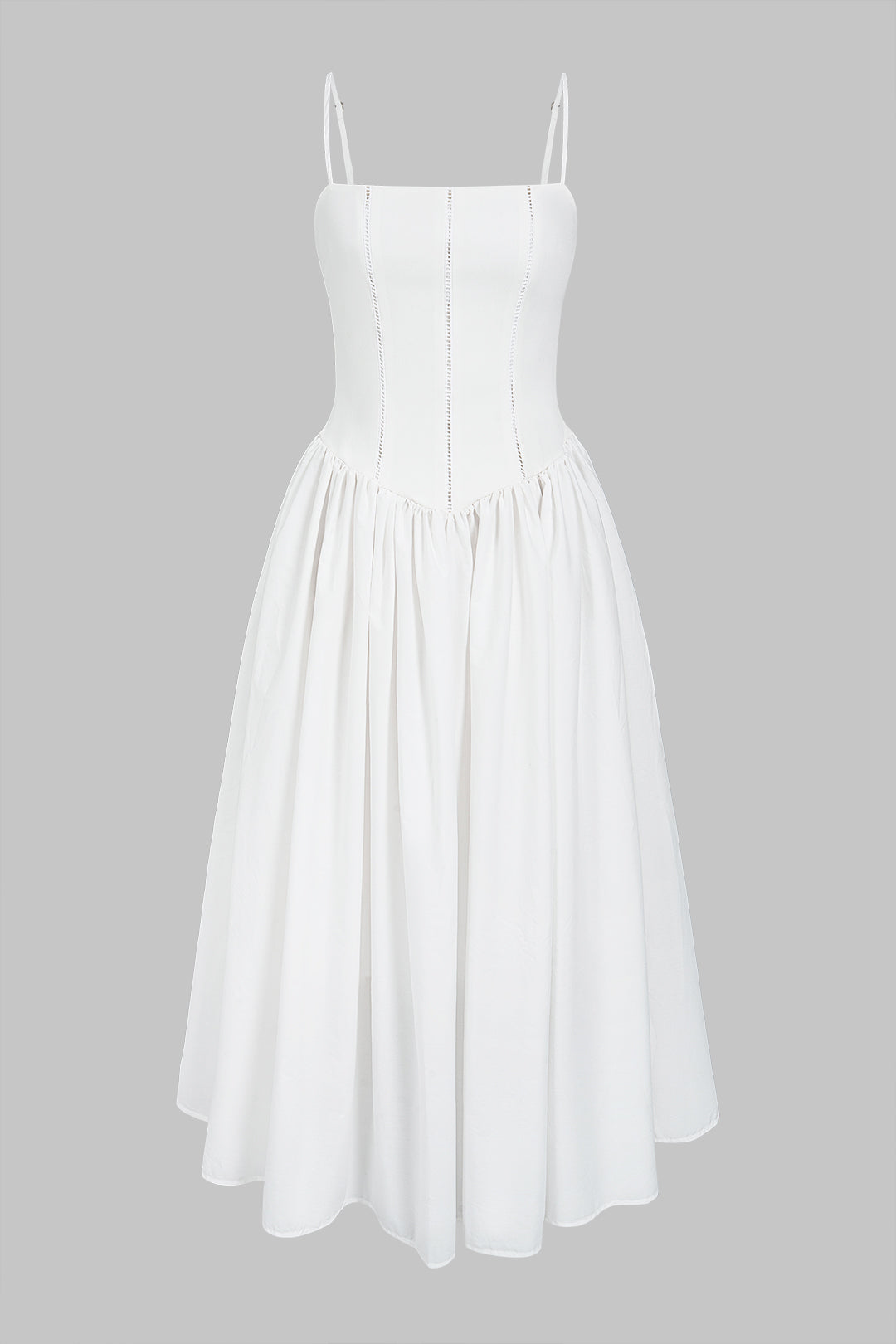Solid Cut Out Slip Sleeveless Maxi Dress