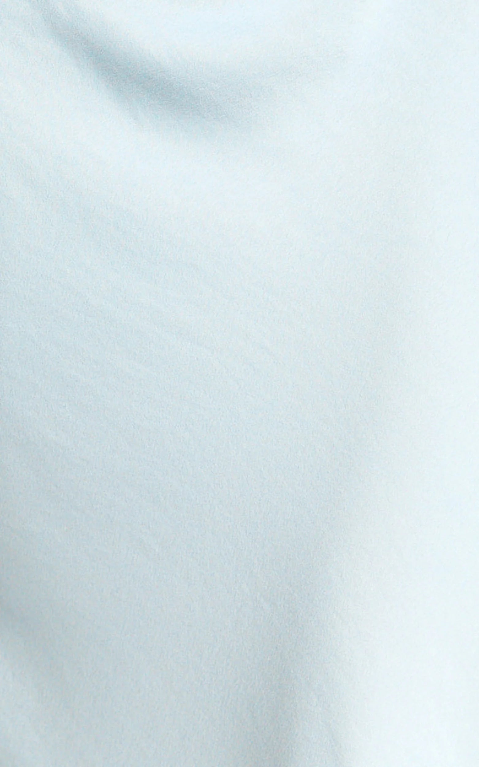 Lira Midi Dress - One Shoulder Satin Dress in Pale Blue
