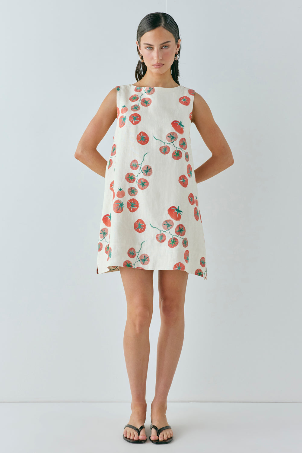 Aftersun Linen Mini Dress Roma