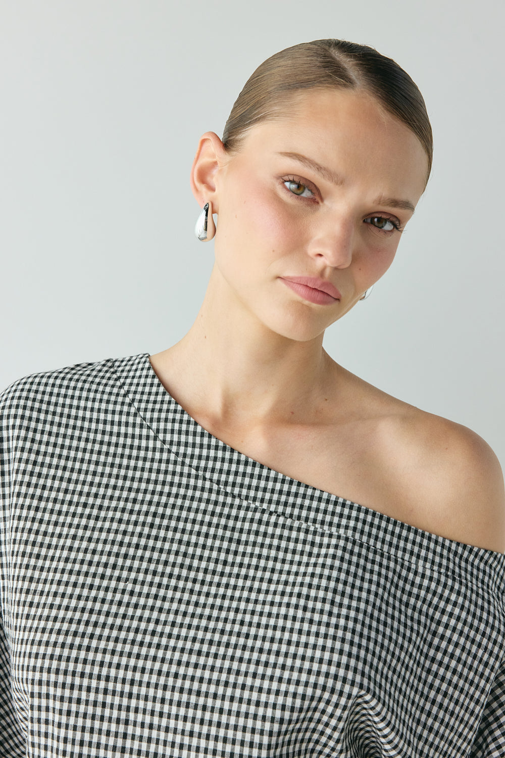 Mara Mini Dress Black Check