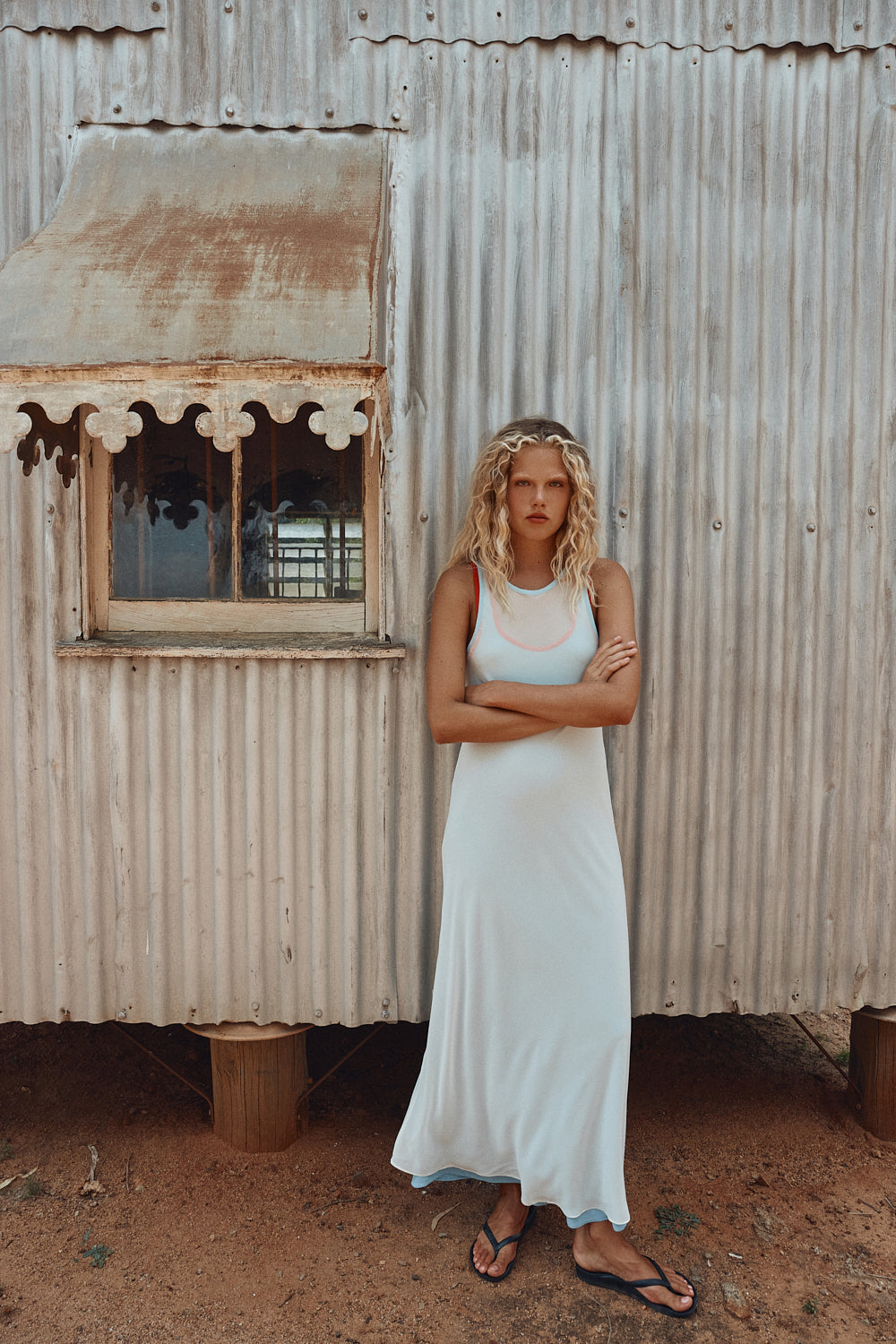 Kendall Maxi Dress Powder Blue
