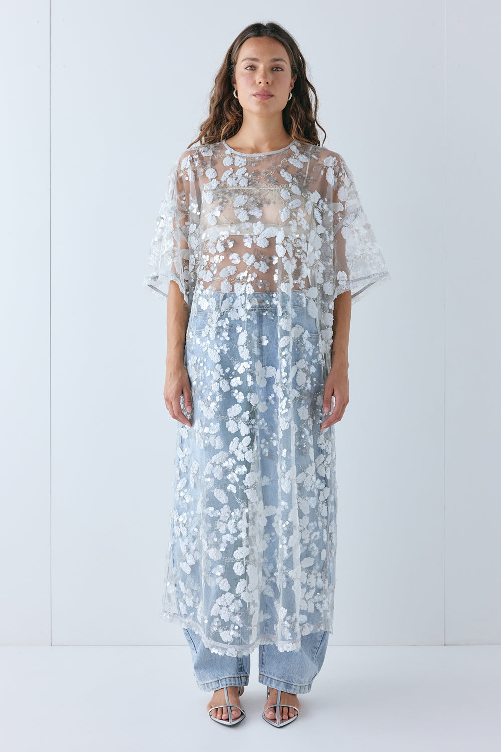 Ivette Sequin Midi Dress Ivy