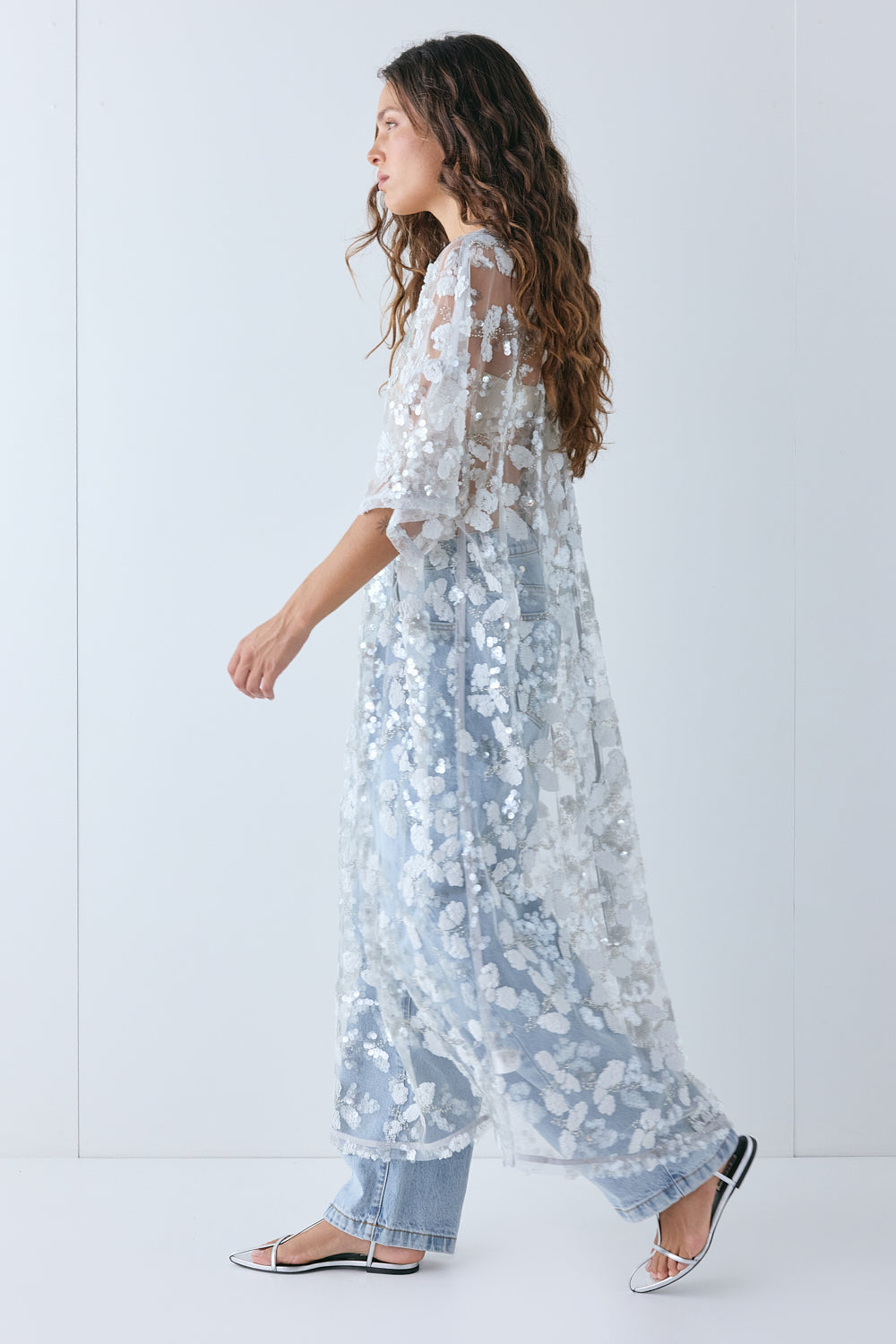Ivette Sequin Midi Dress Ivy