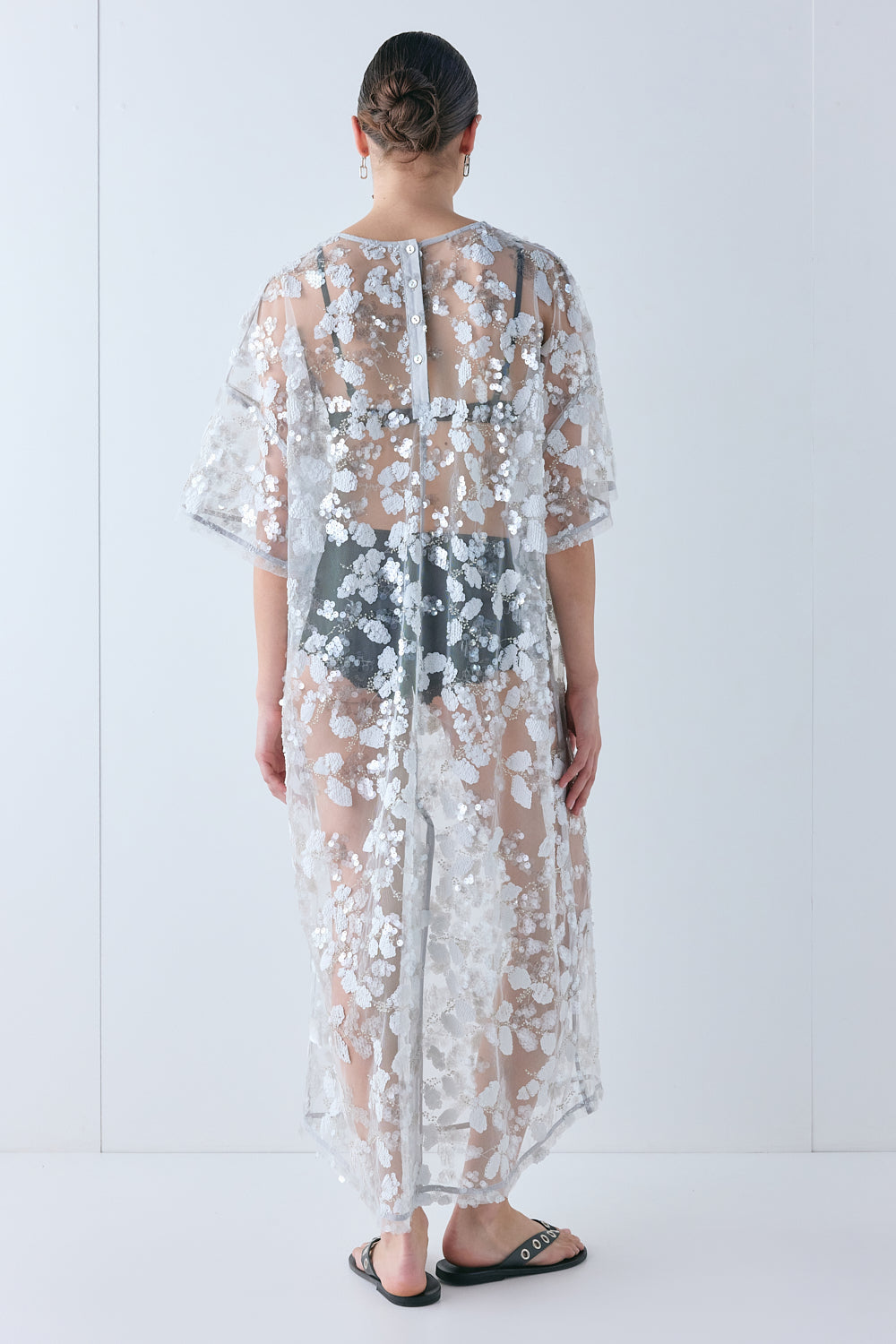 Ivette Sequin Midi Dress Ivy