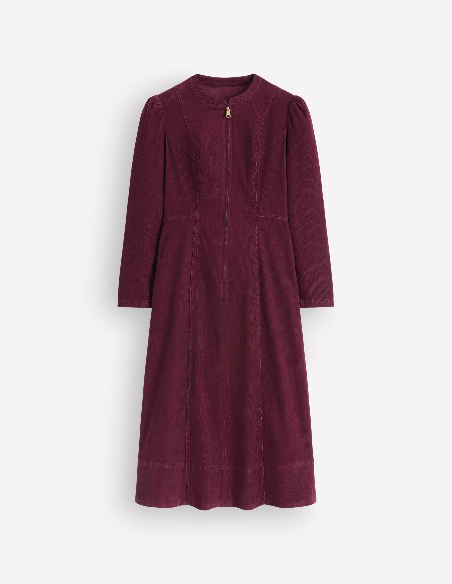 Una Cord Midi Dress-Purple Potion