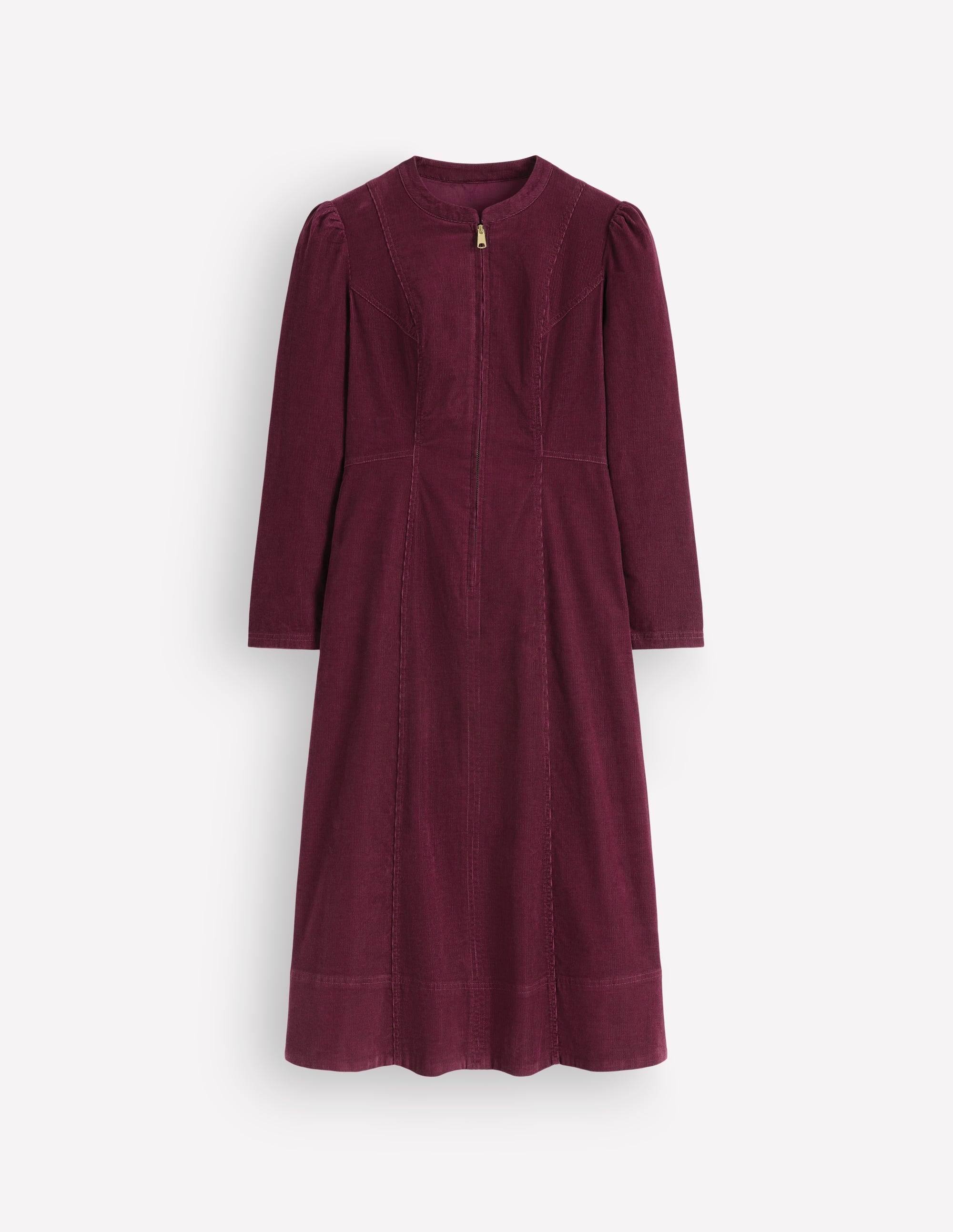 Una Cord Midi Dress-Purple Potion