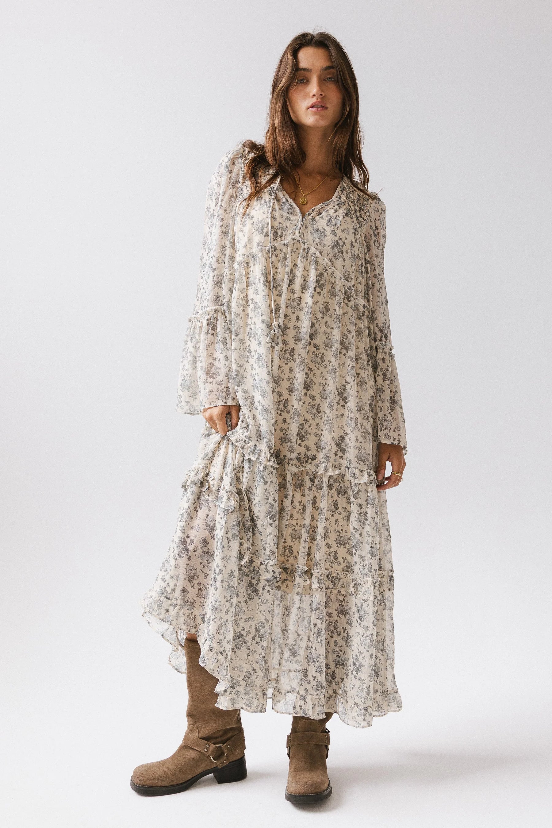 Luna Floral Maxi Dress