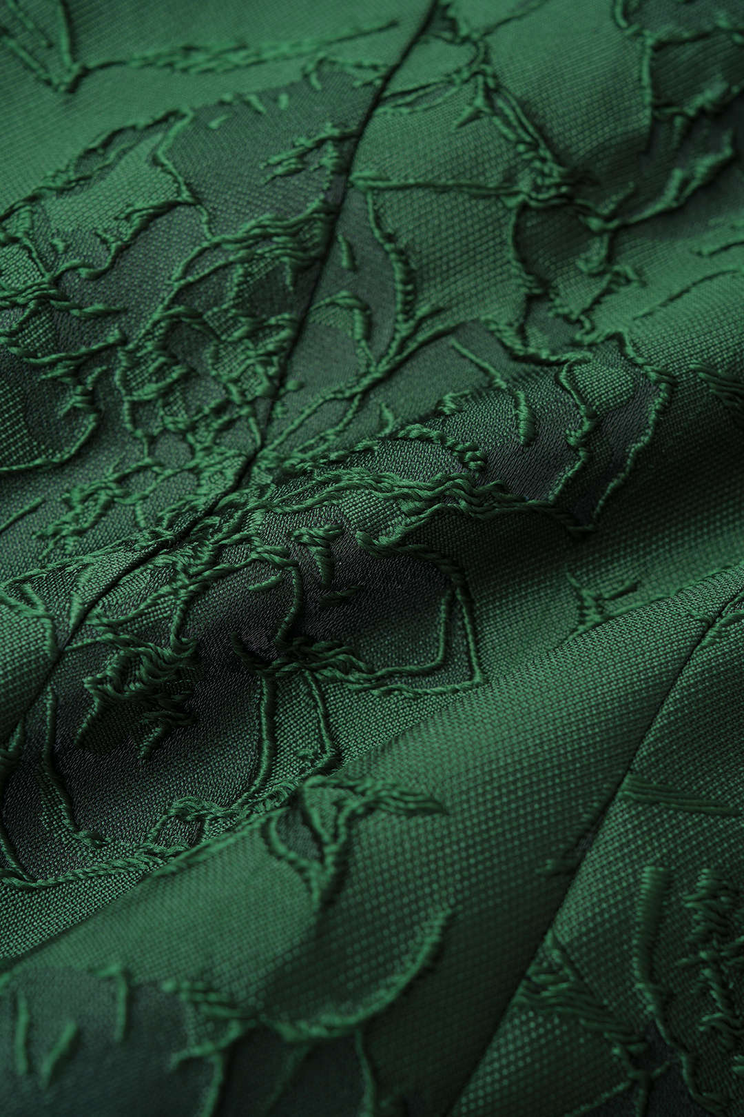 Jacquard Frog Button Sleeveless Mini Dress