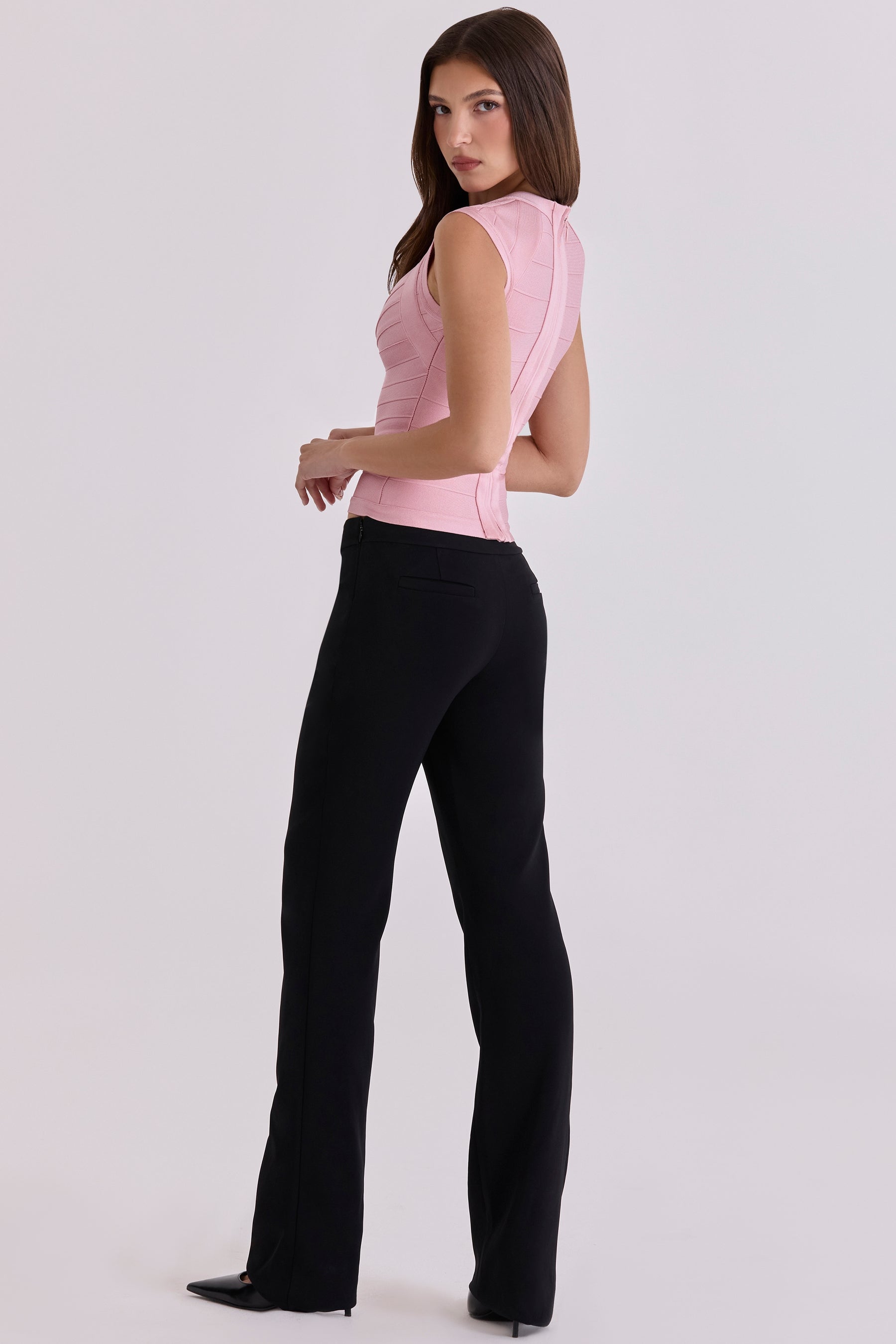 baby pink bandage top