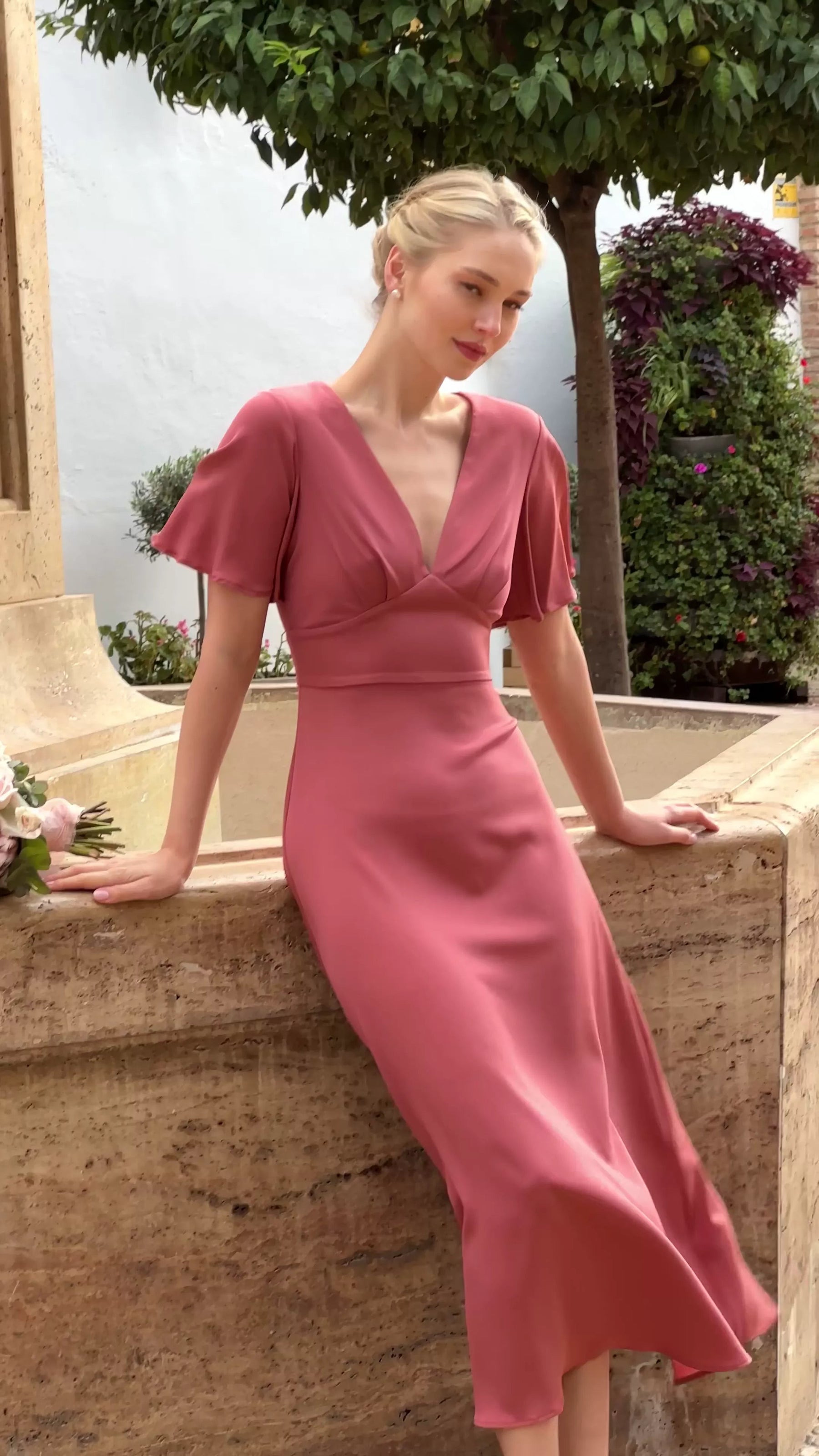 Coralie Silk Dress