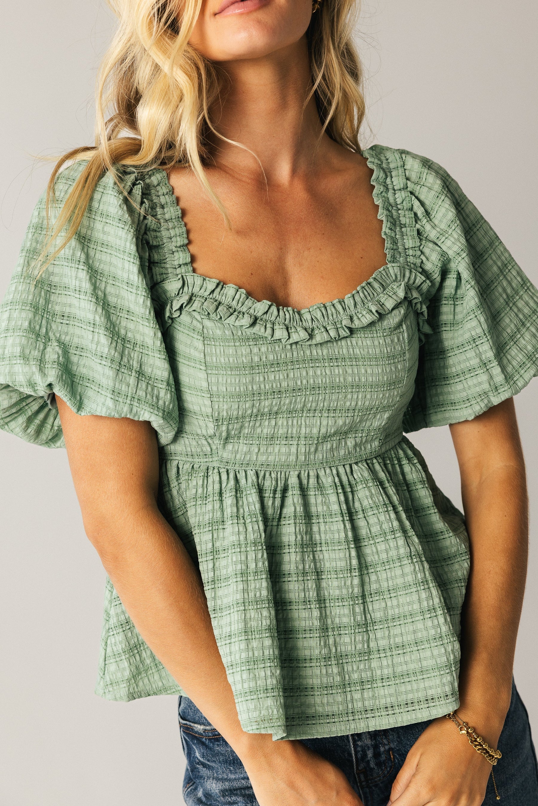 Wilder Blouse in Sage