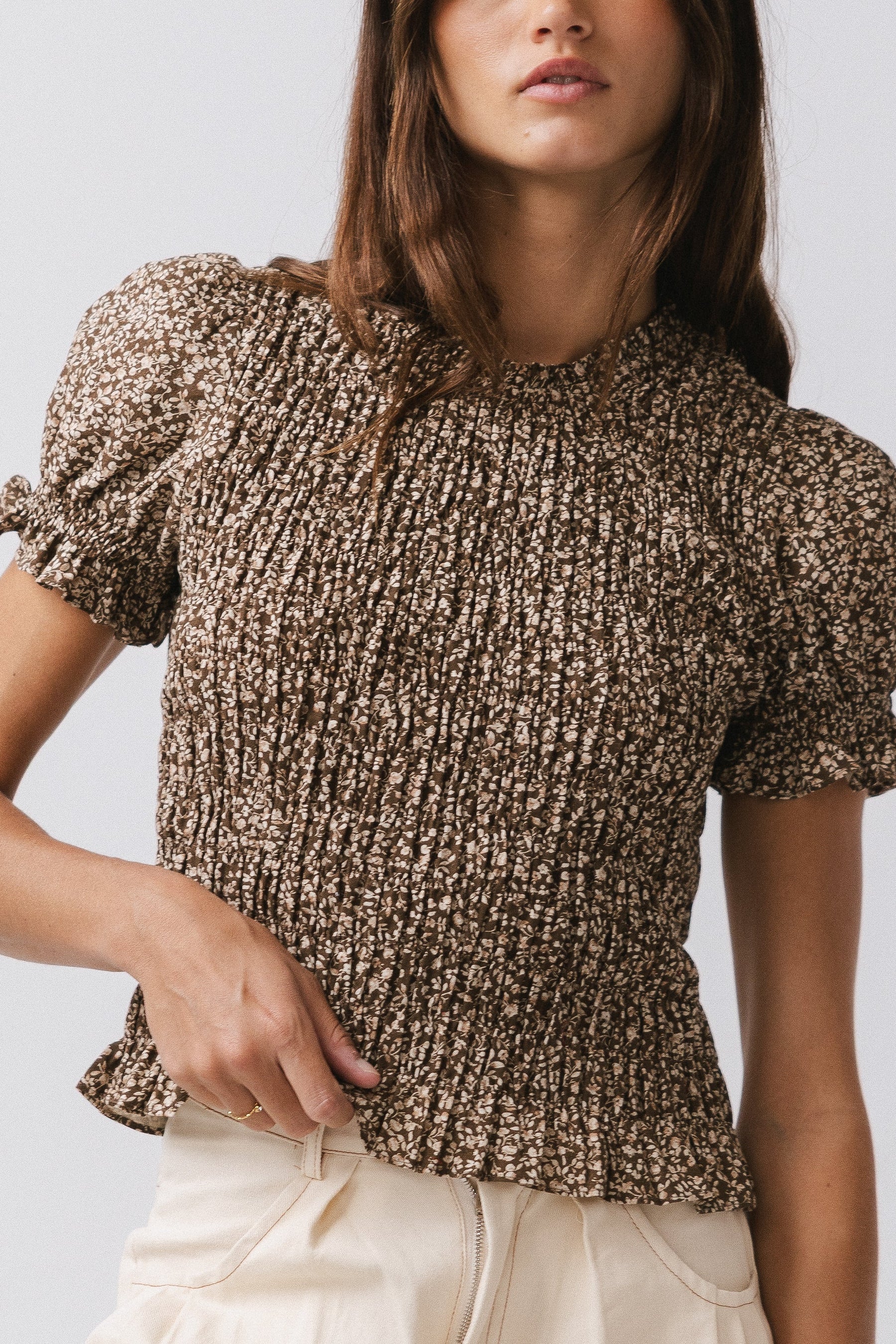 Maura Smocked Blouse
