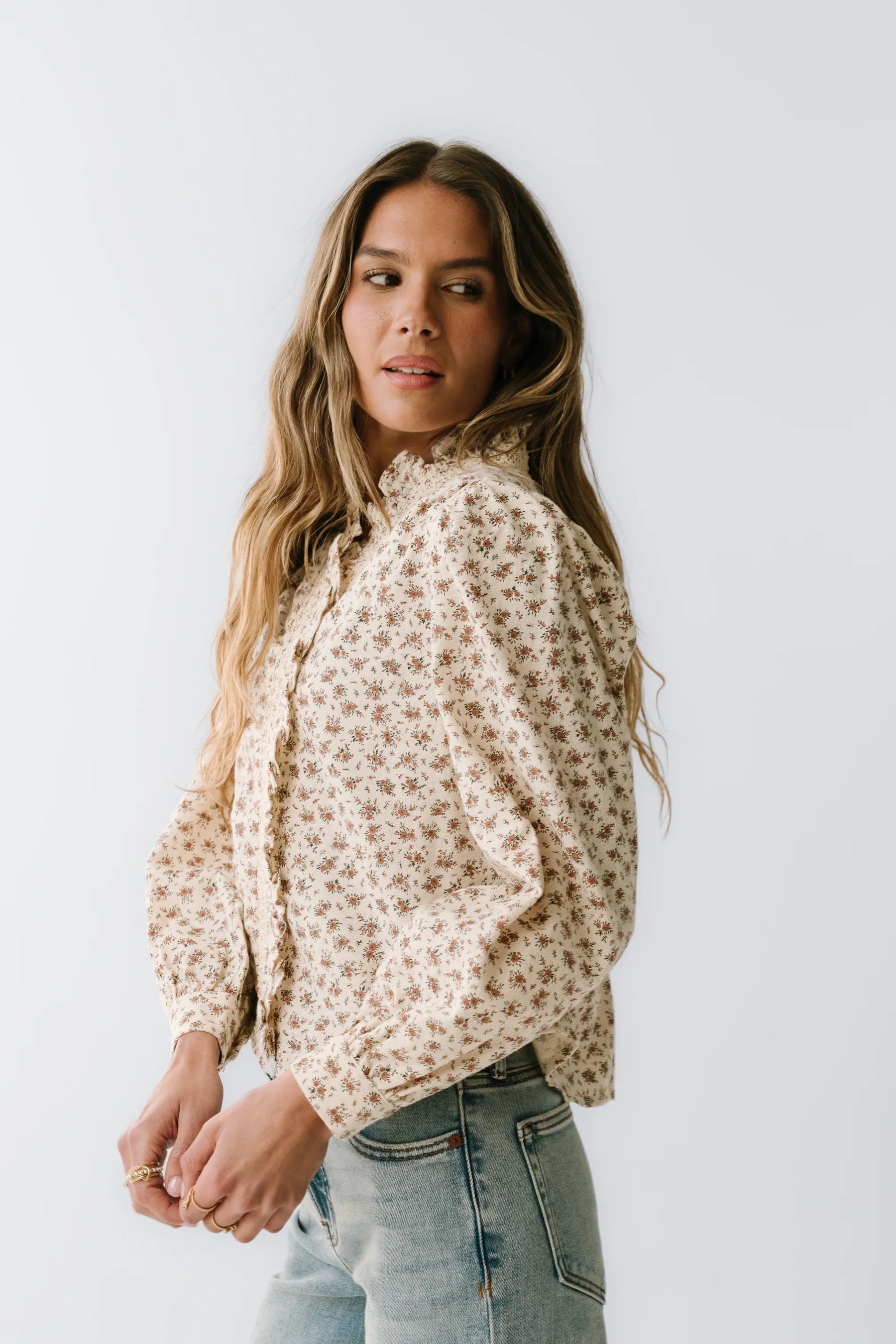 Johna Ruffle Blouse