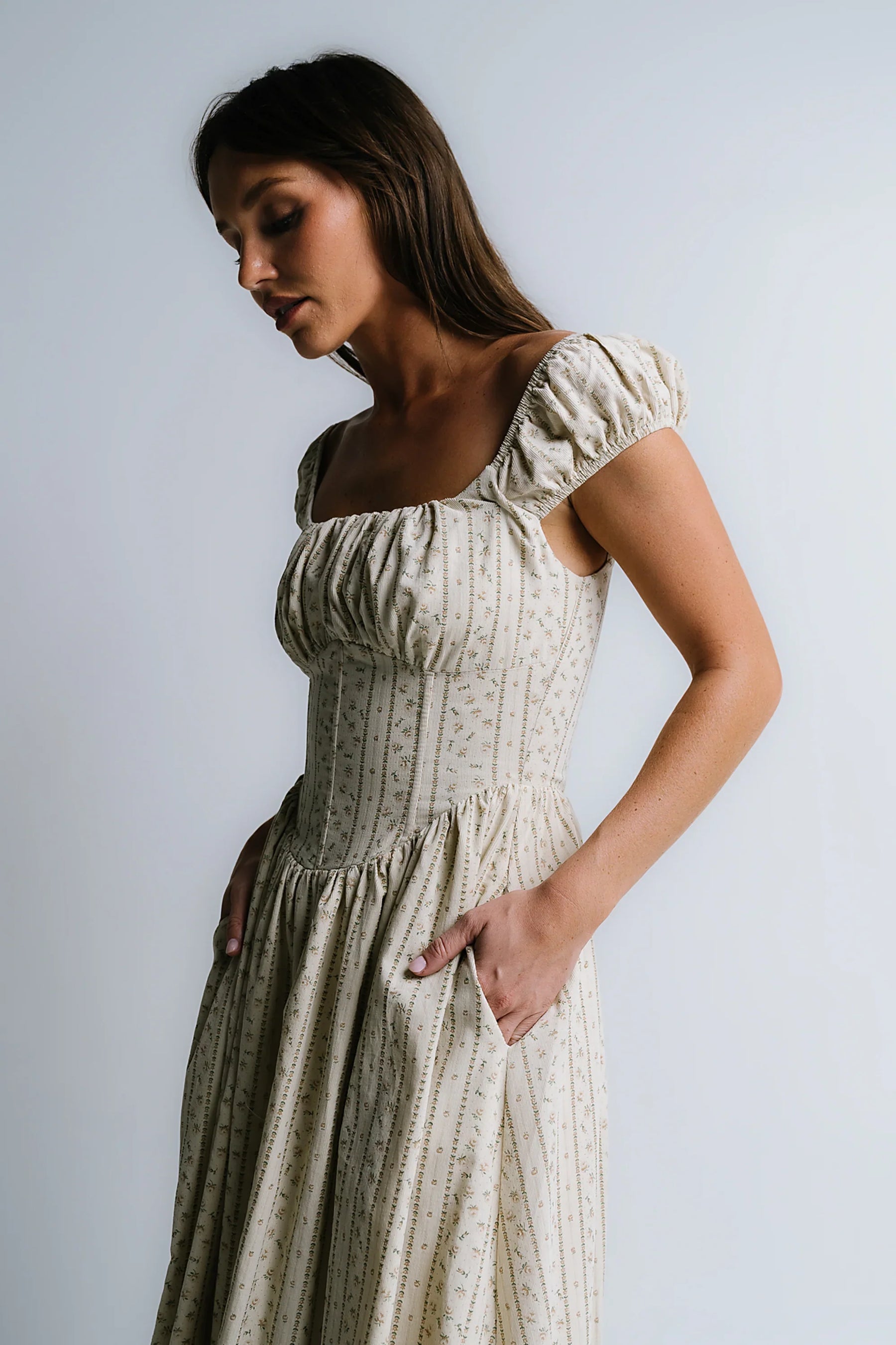 Oaklynn Corset Midi Dress