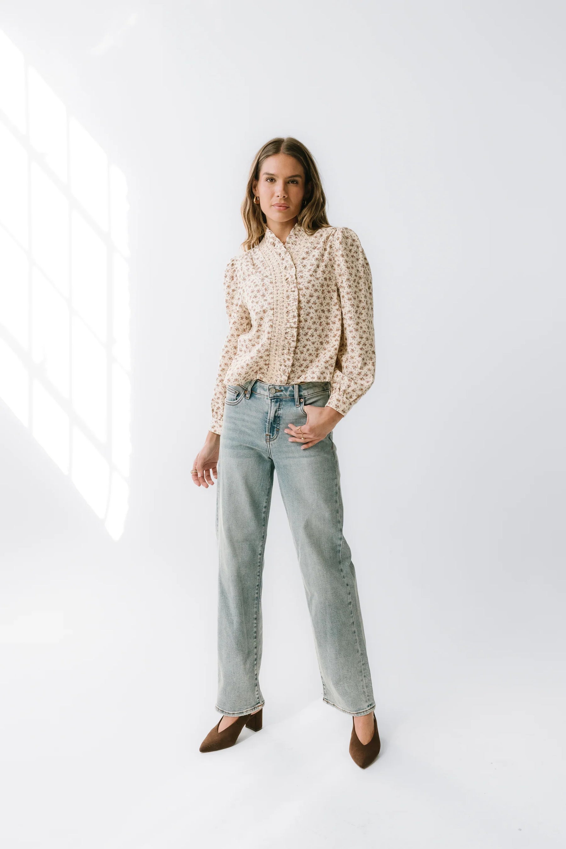 Johna Ruffle Blouse
