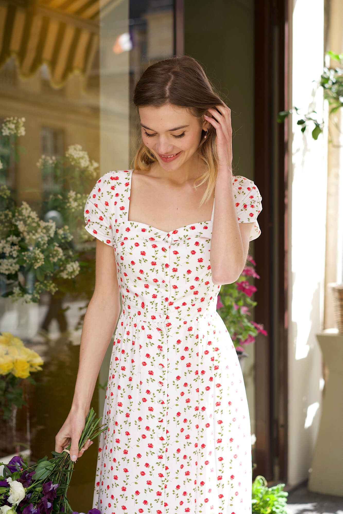 Estelle Button Down Dress