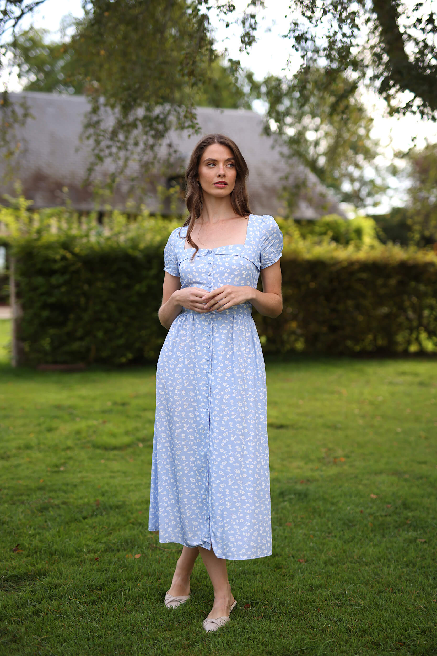 Estelle Button Down Dress