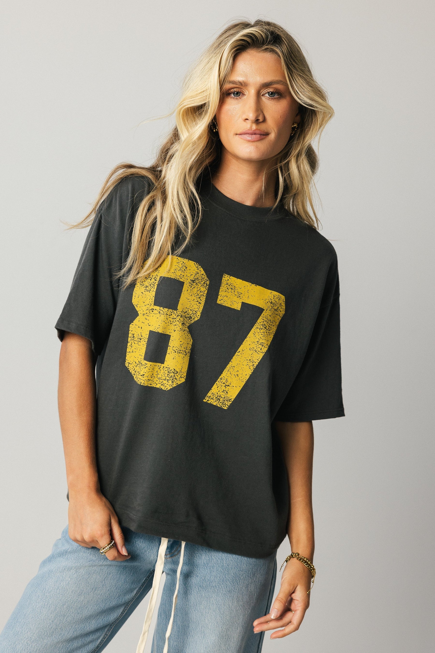 Jersey Oversized Graphic Tee
