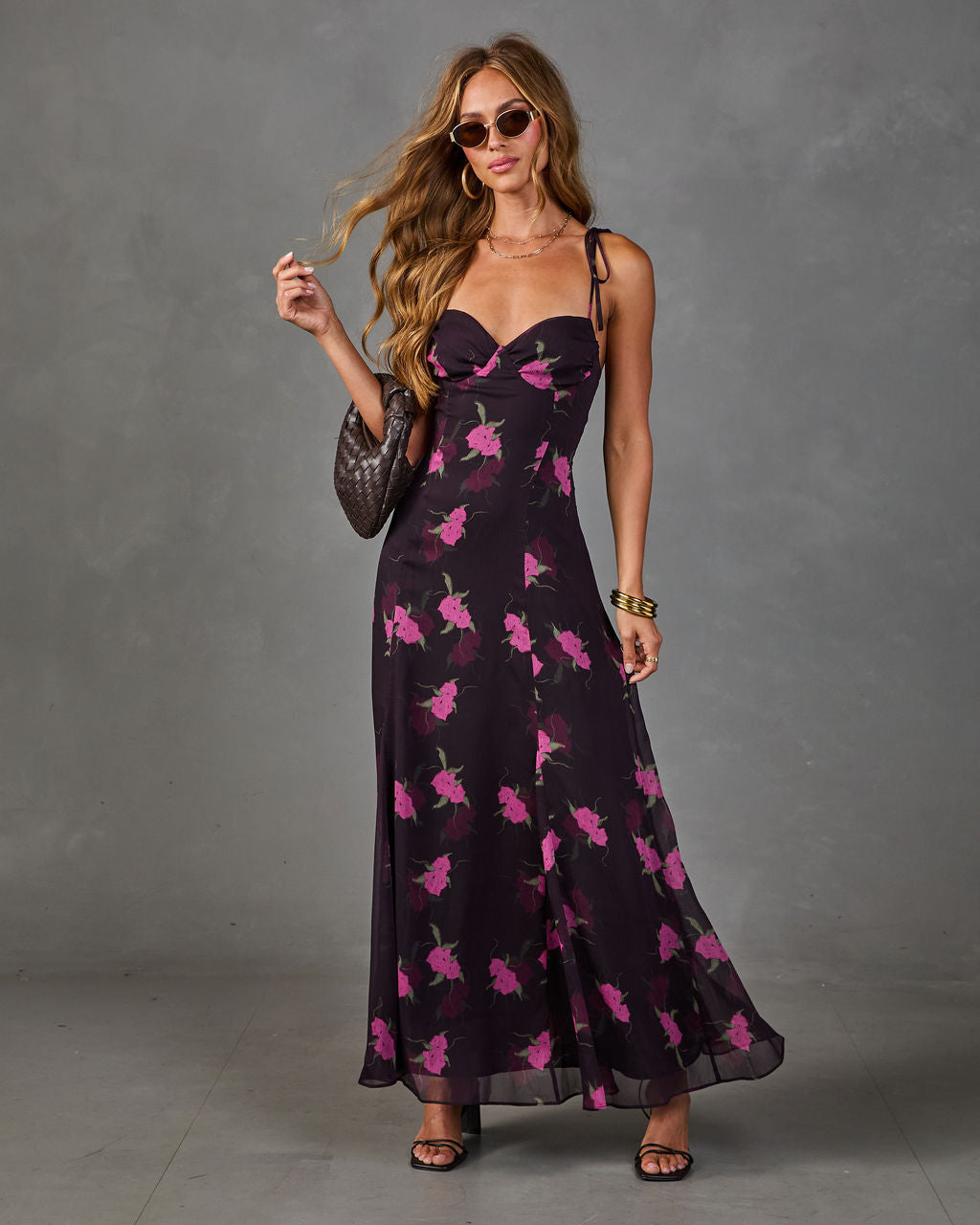 Refined Romance Floral Maxi Dress