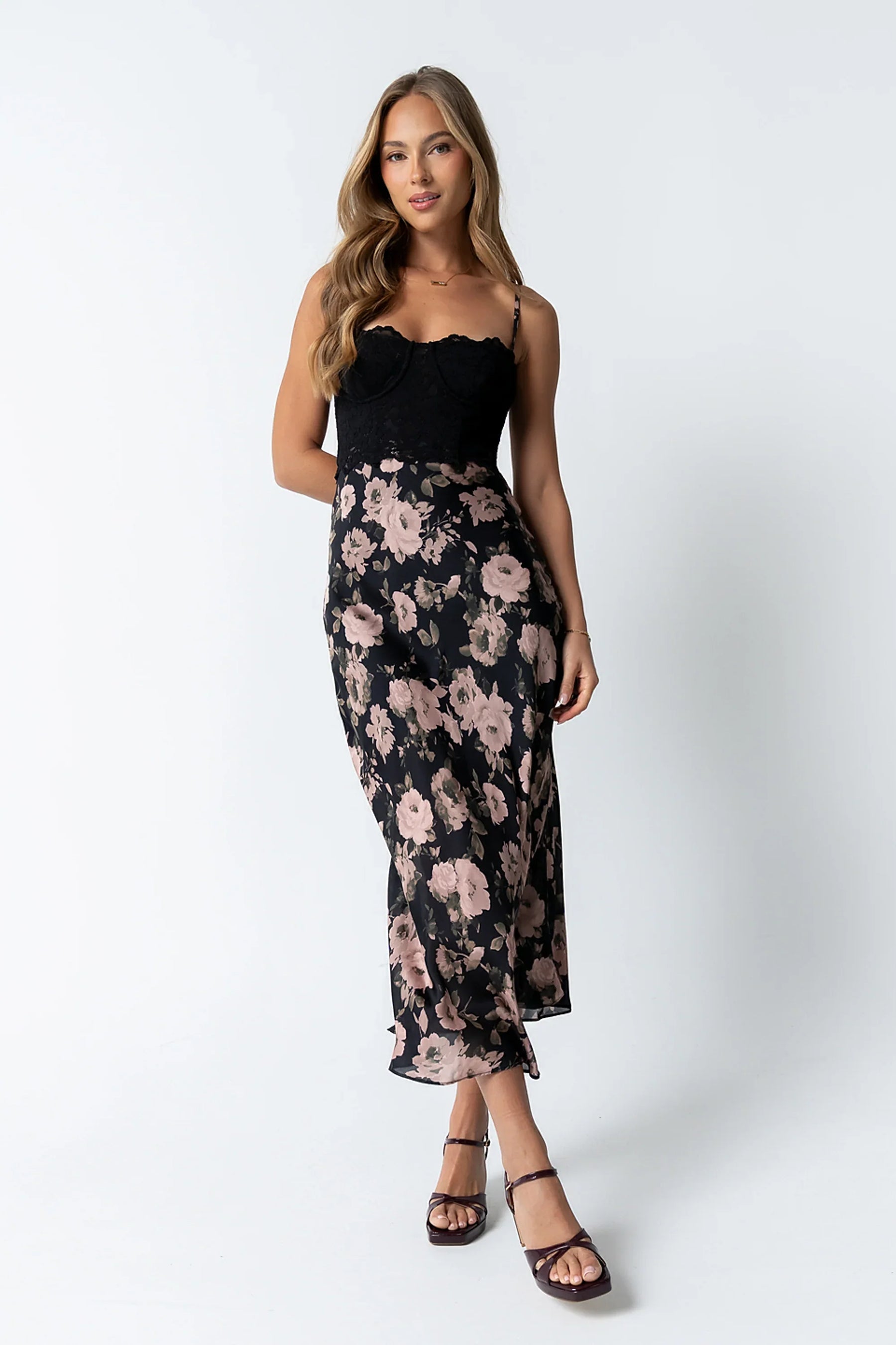 Jordyn Floral Midi Dress
