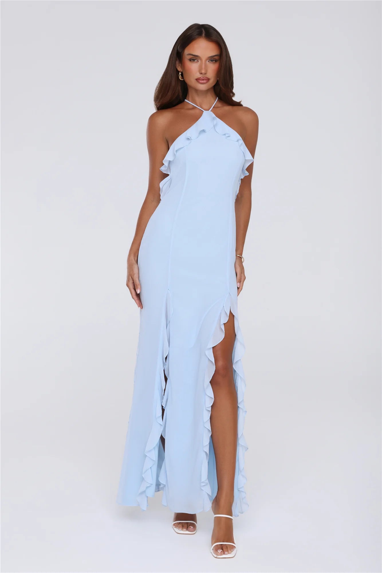Showstopper Nights Maxi Dress Blue