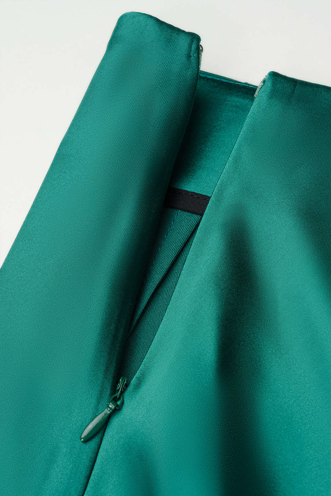 Satin High Waist Skirt