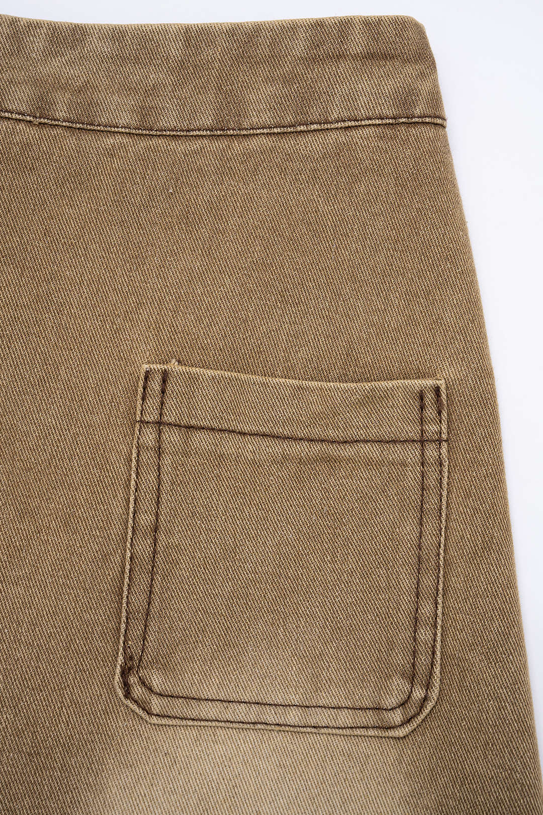 Denim Pocket Zipper Slit Mermaid Skirt