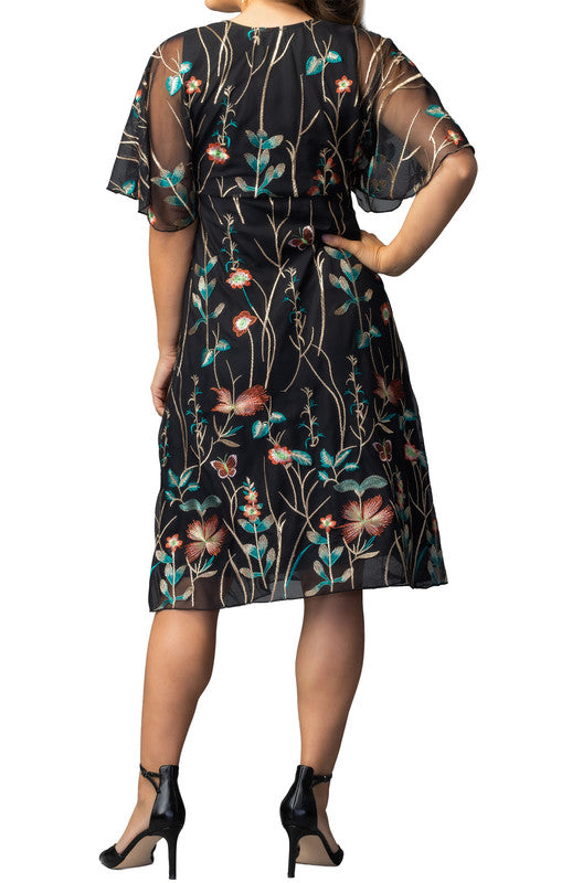 Sonnet Embroidered Cocktail Dress