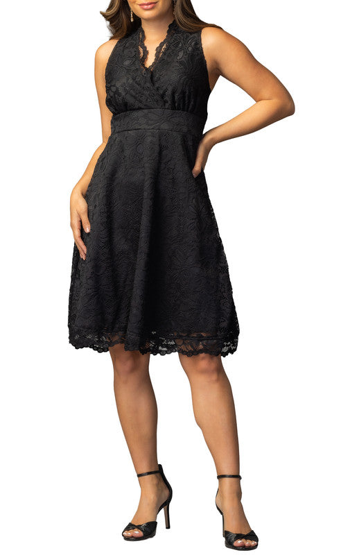 Pin Up Boudoir Lace Cocktail Dress