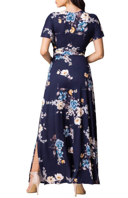 Vienna Maxi Dress in Plum Passion