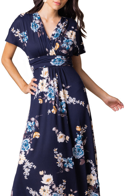Vienna Maxi Dress in Plum Passion