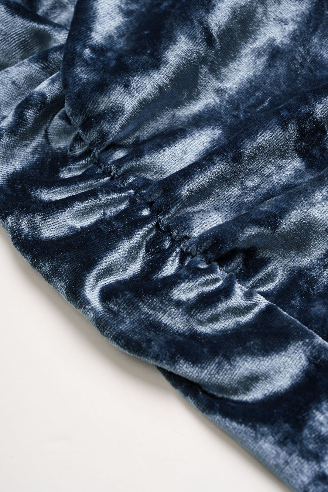 Velvet Ruched Sleeveless Maxi Dress
