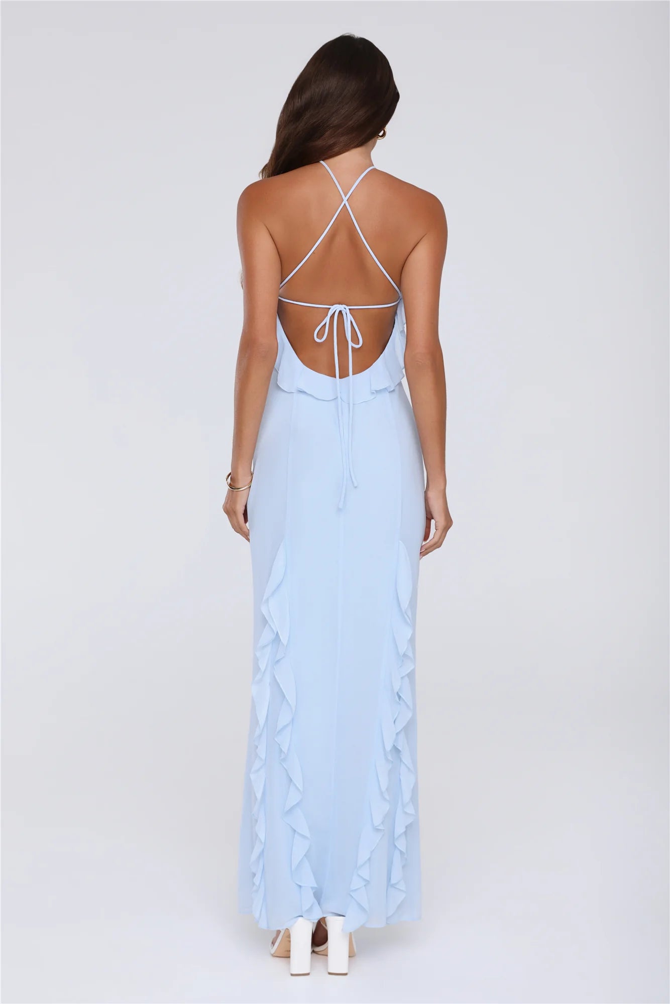 Showstopper Nights Maxi Dress Blue