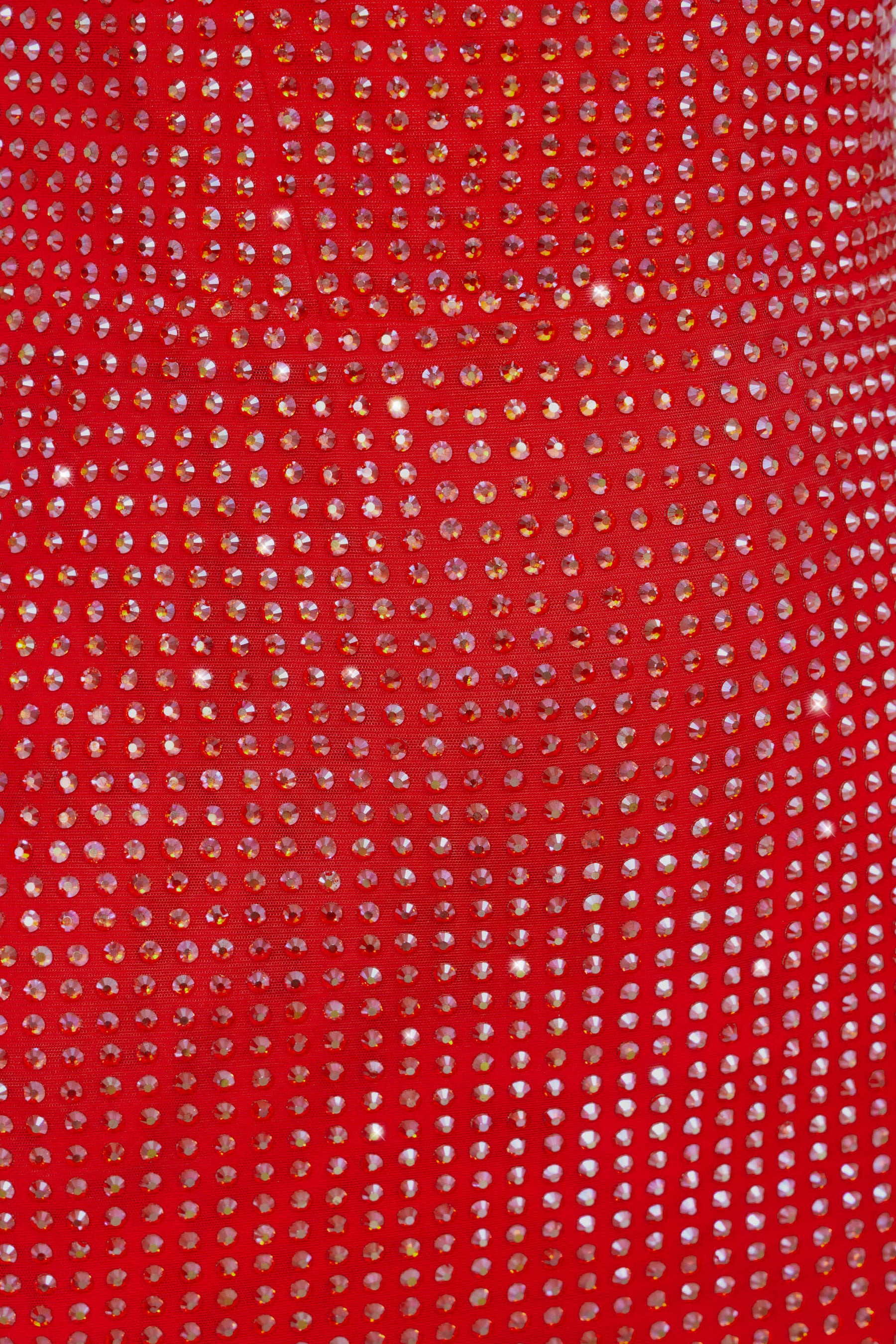 Embellished Sweetheart Corset Mini Dress in Fire Red