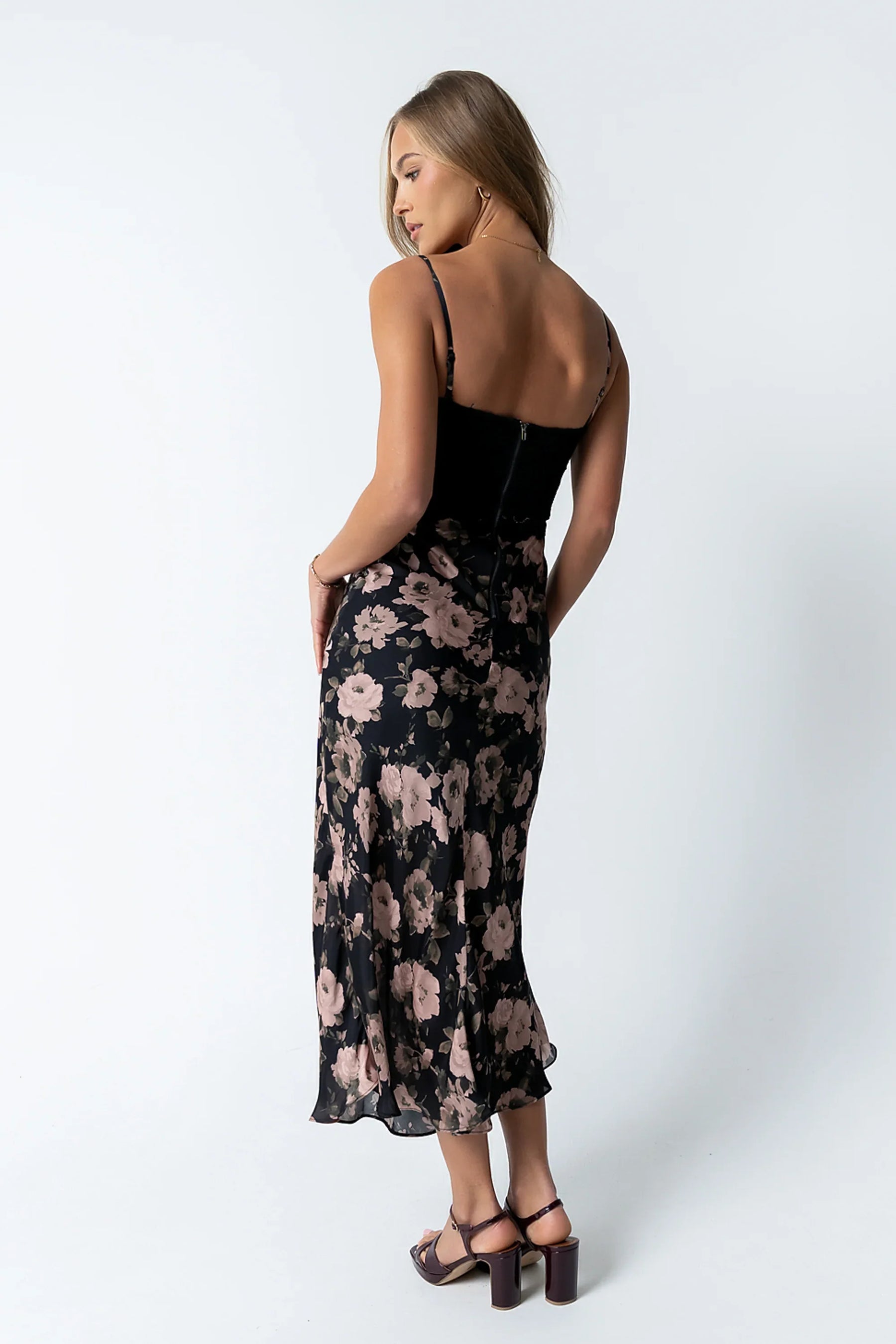 Jordyn Floral Midi Dress
