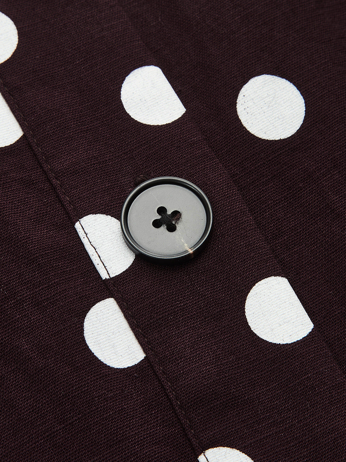 Polka Dot Halter Belted Cotton Linen Midi Dress