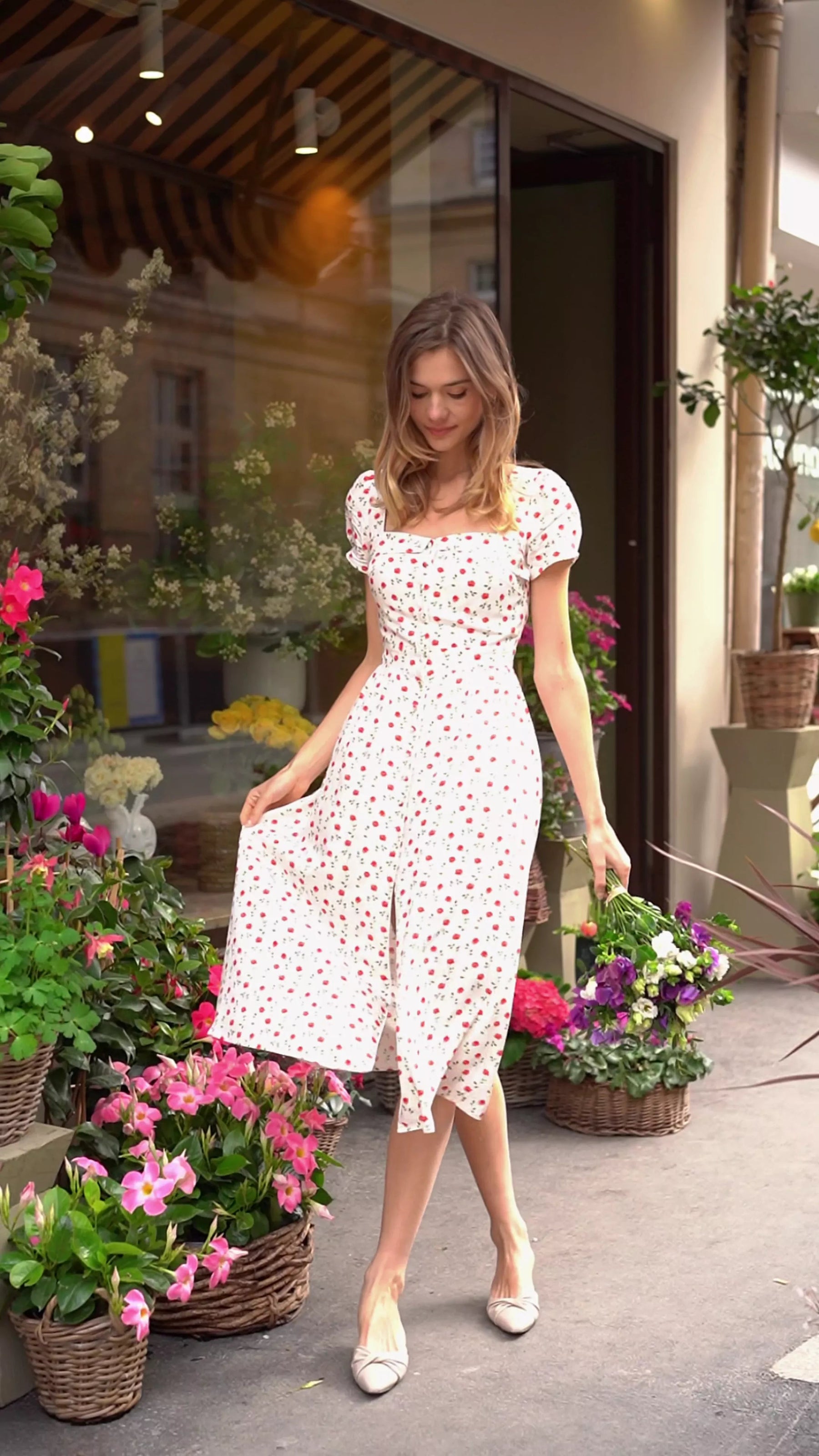Estelle Button Down Dress